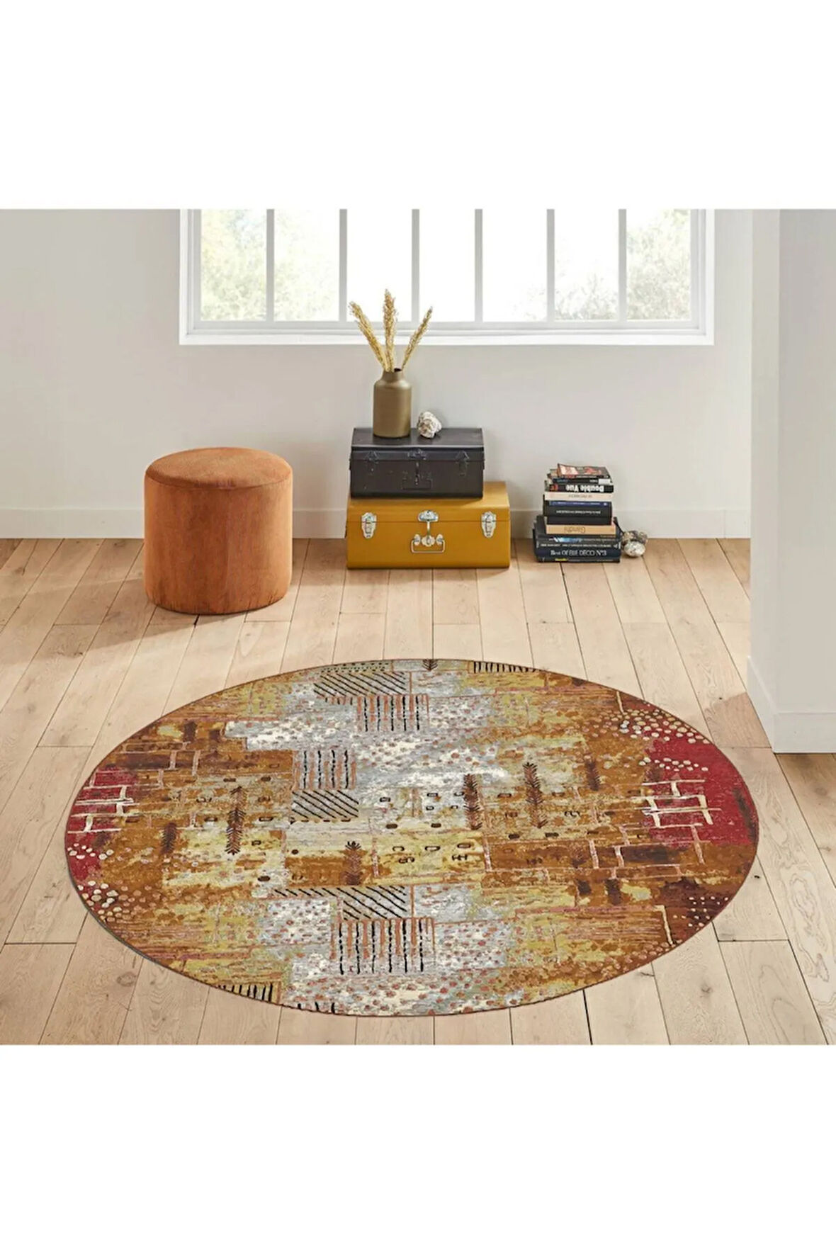 Dijital Baskı Yıkanabilir Kaymaz Taban Salon Halısı Ve Yolluk RVG7169