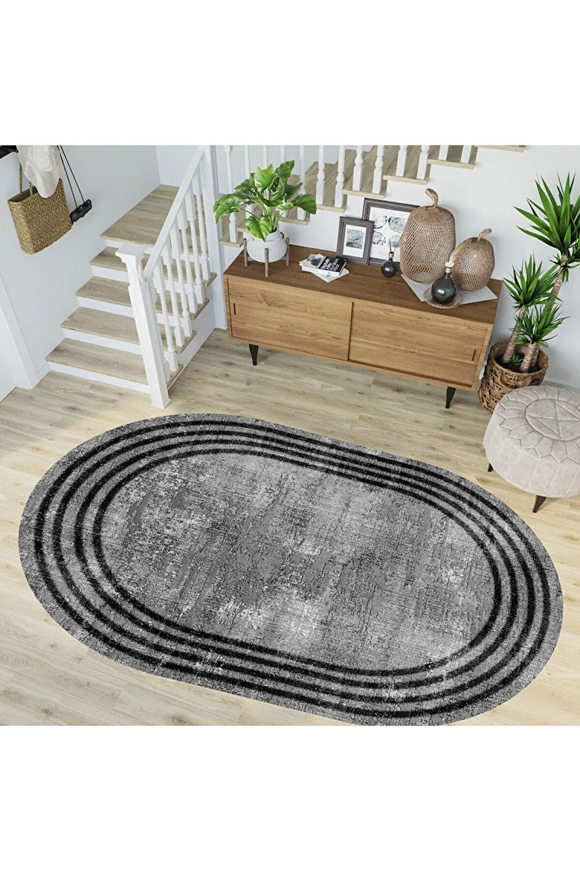 Dijital Baskı Yıkanabilir Kaymaz Taban Salon Halısı Ve Yolluk RVG7255-HT486