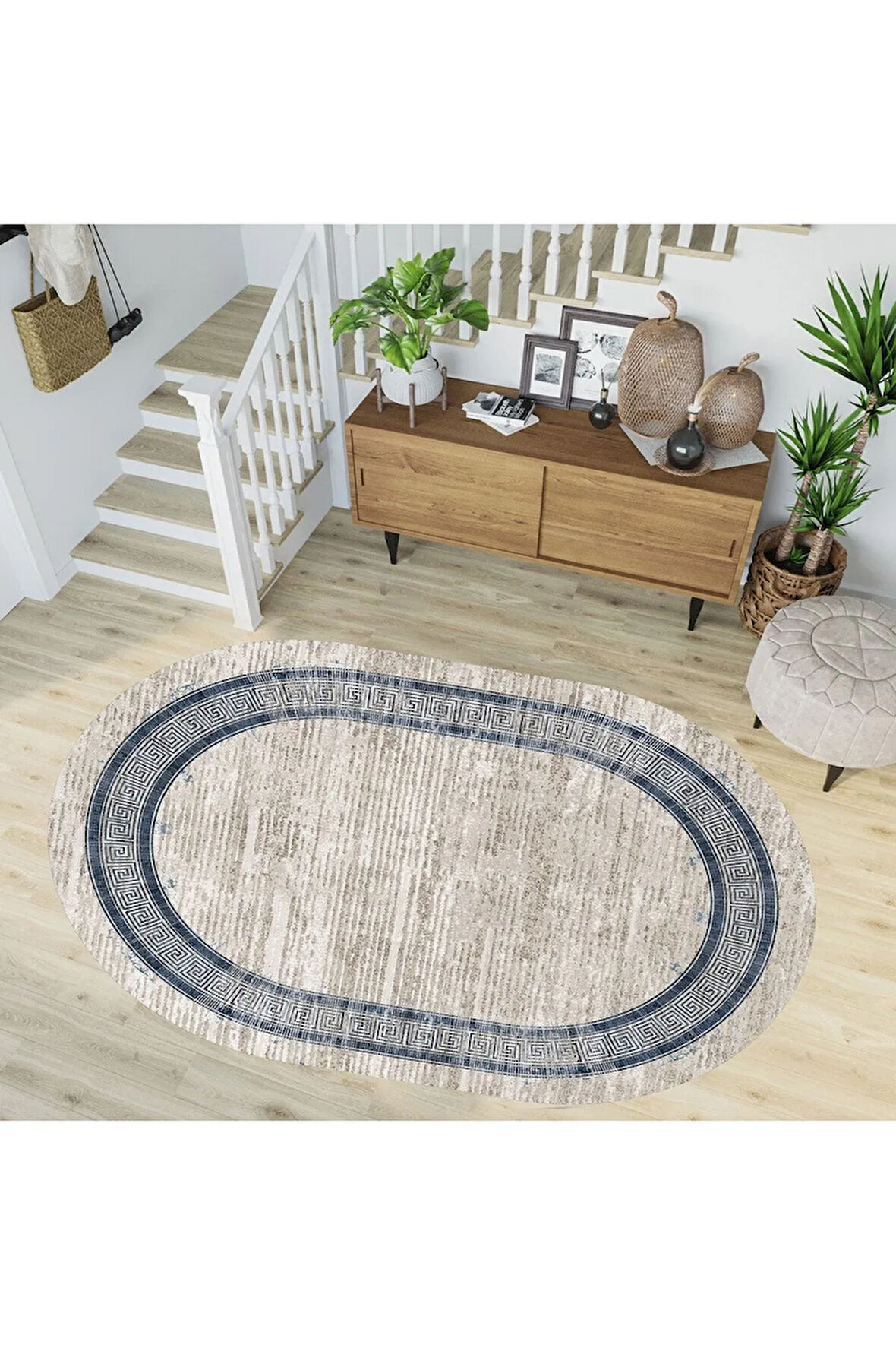 Dijital Baskı Yıkanabilir Kaymaz Taban Salon Halısı Ve Yolluk RVG7276-HT669