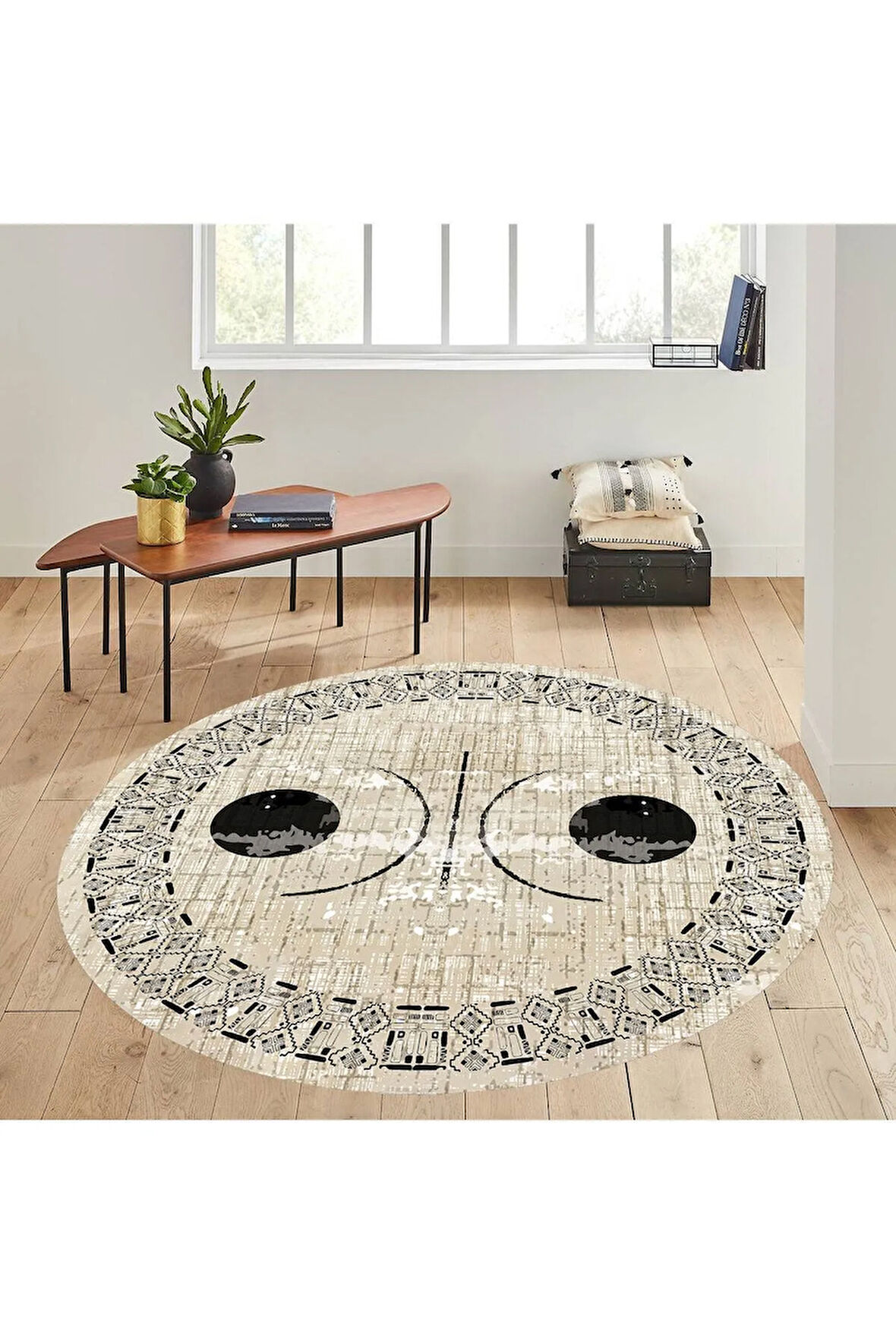 Dijital Baskı Yıkanabilir Kaymaz Taban Salon Halısı Ve Yolluk RVG7294-SD1068