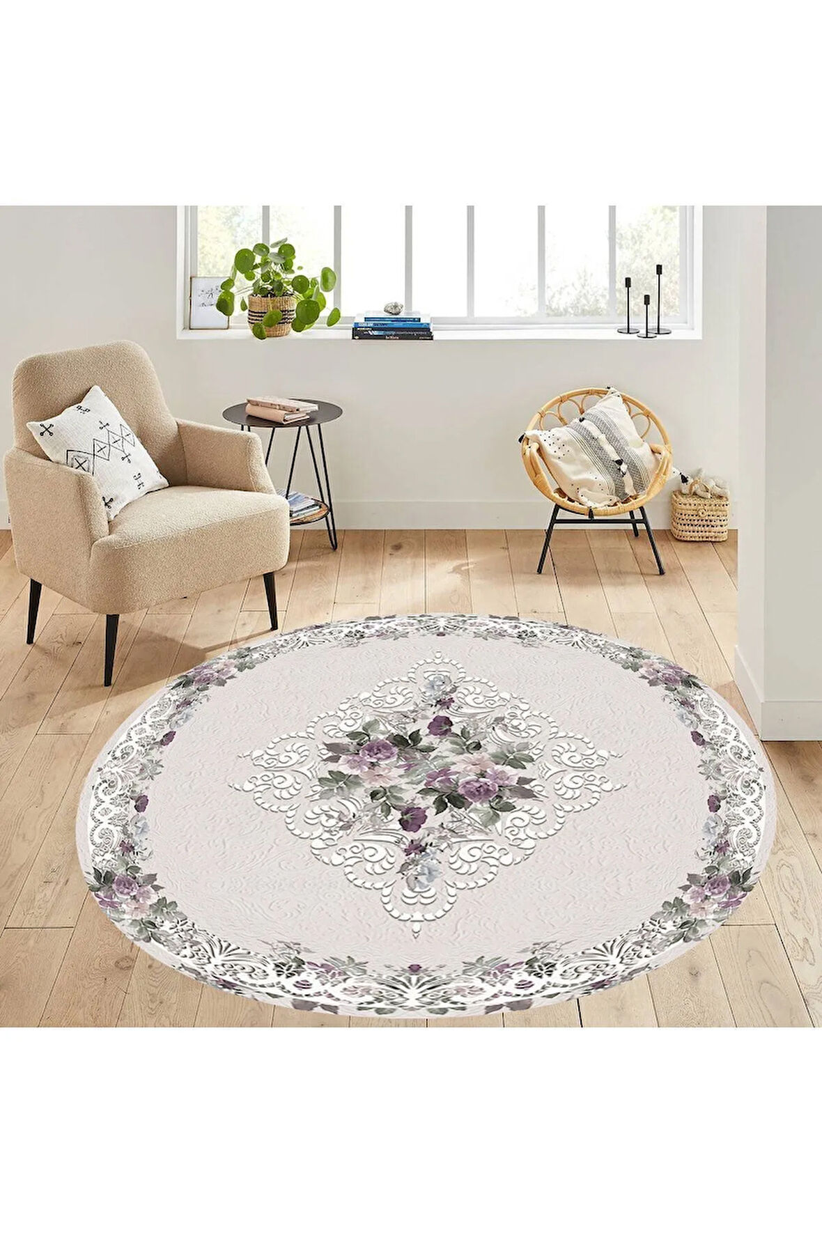 Dijital Baskı Yıkanabilir Kaymaz Taban Salon Halısı Ve Yolluk RVG7297-SD404