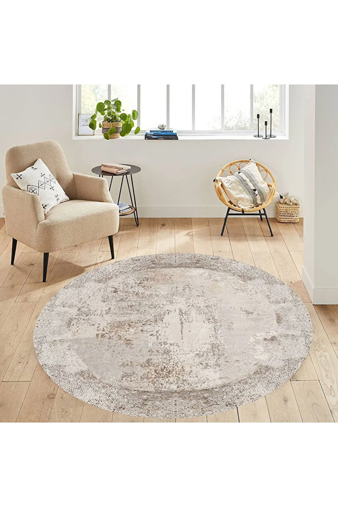 Dijital Baskı Yıkanabilir Kaymaz Taban Salon Halısı Ve Yolluk RVG7299-HT948