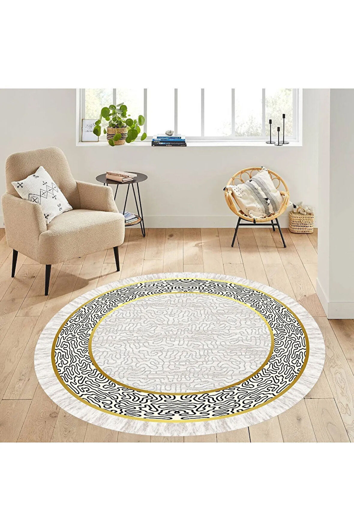 Dijital Baskı Yıkanabilir Kaymaz Taban Salon Halısı Ve Yolluk RVG7300-SD1071
