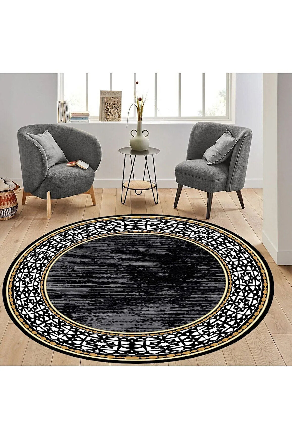 Dijital Baskı Yıkanabilir Kaymaz Taban Salon Halısı Ve Yolluk RVG7306-HT1481