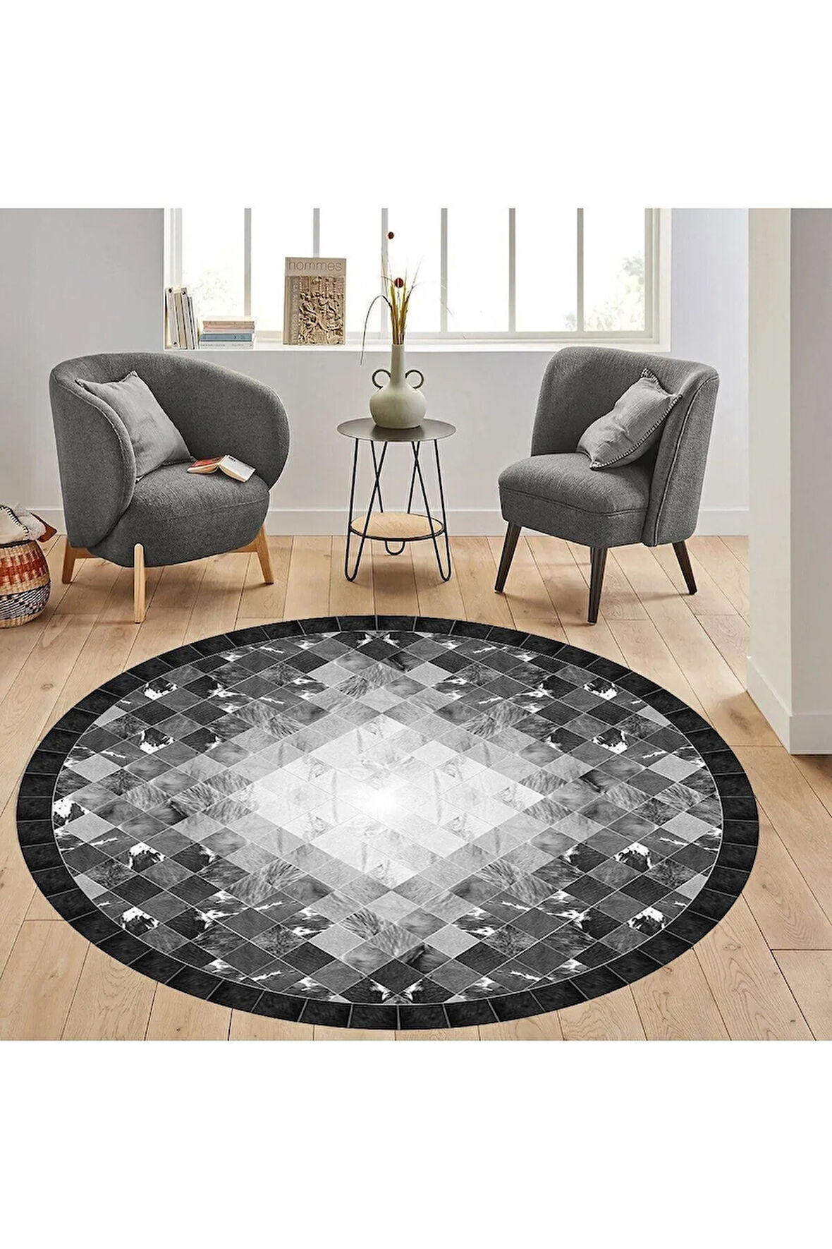 Dijital Baskı Yıkanabilir Kaymaz Taban Salon Halısı Ve Yolluk RVG7308-SD1022