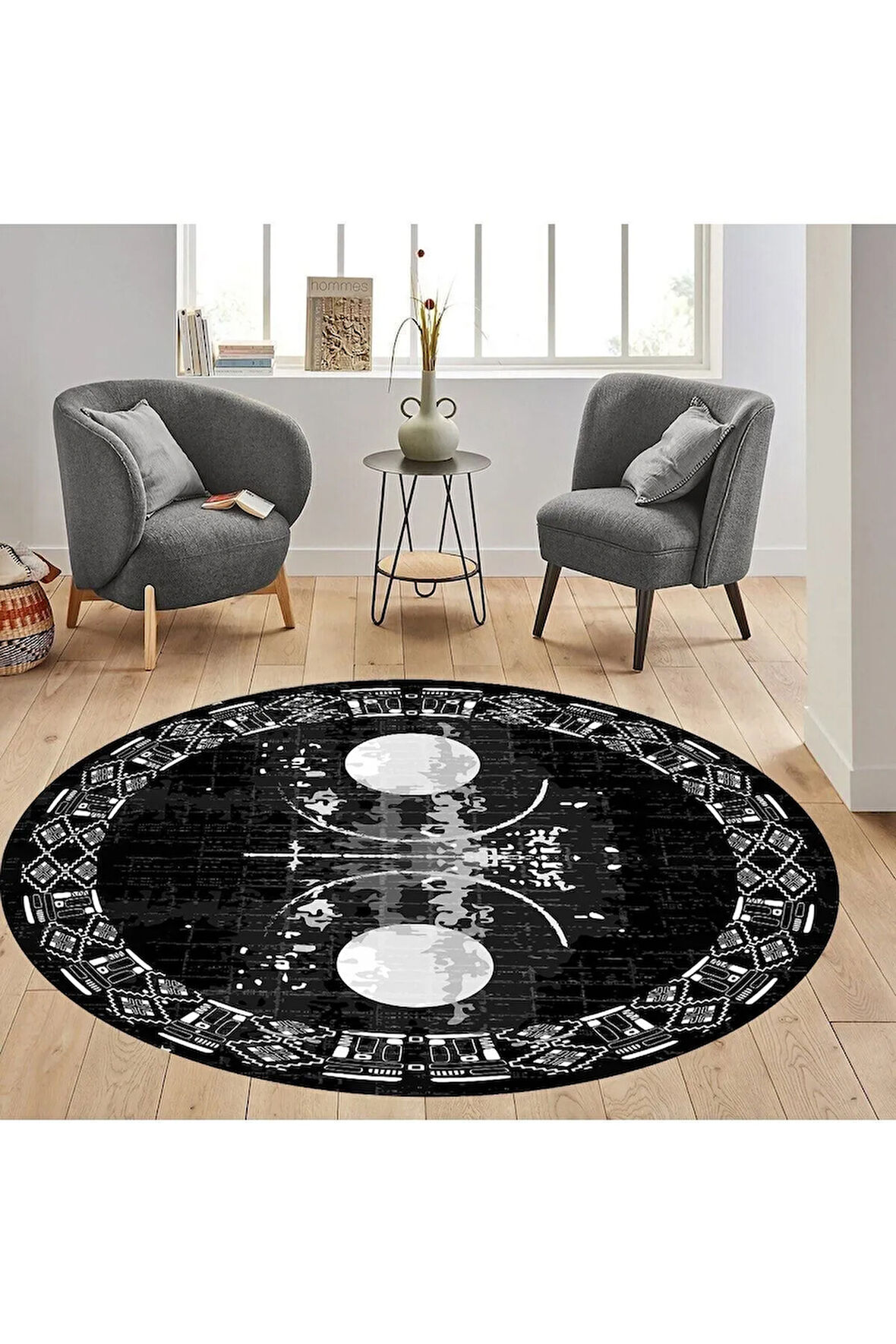 Dijital Baskı Yıkanabilir Kaymaz Taban Salon Halısı Ve Yolluk RVG7310-SD1070