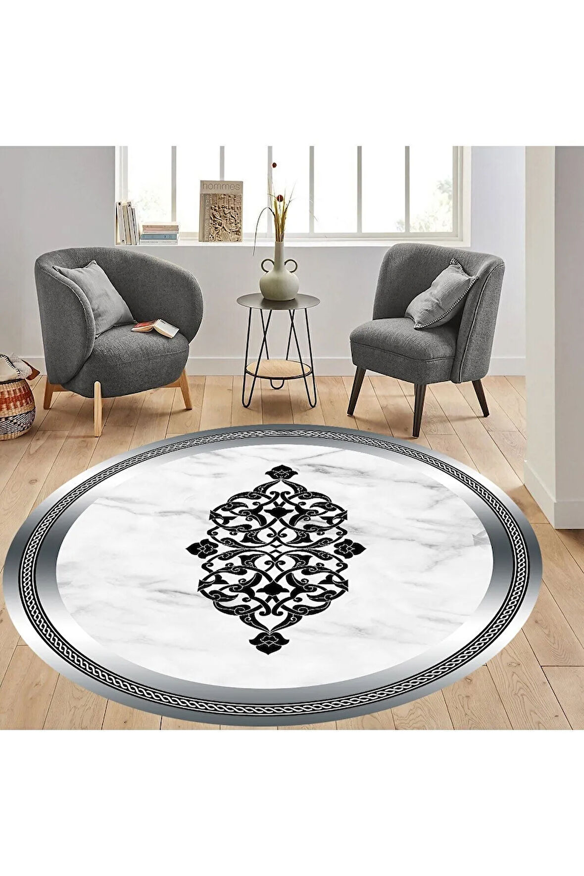 Dijital Baskı Yıkanabilir Kaymaz Taban Salon Halısı Ve Yolluk RVG7317-SD770