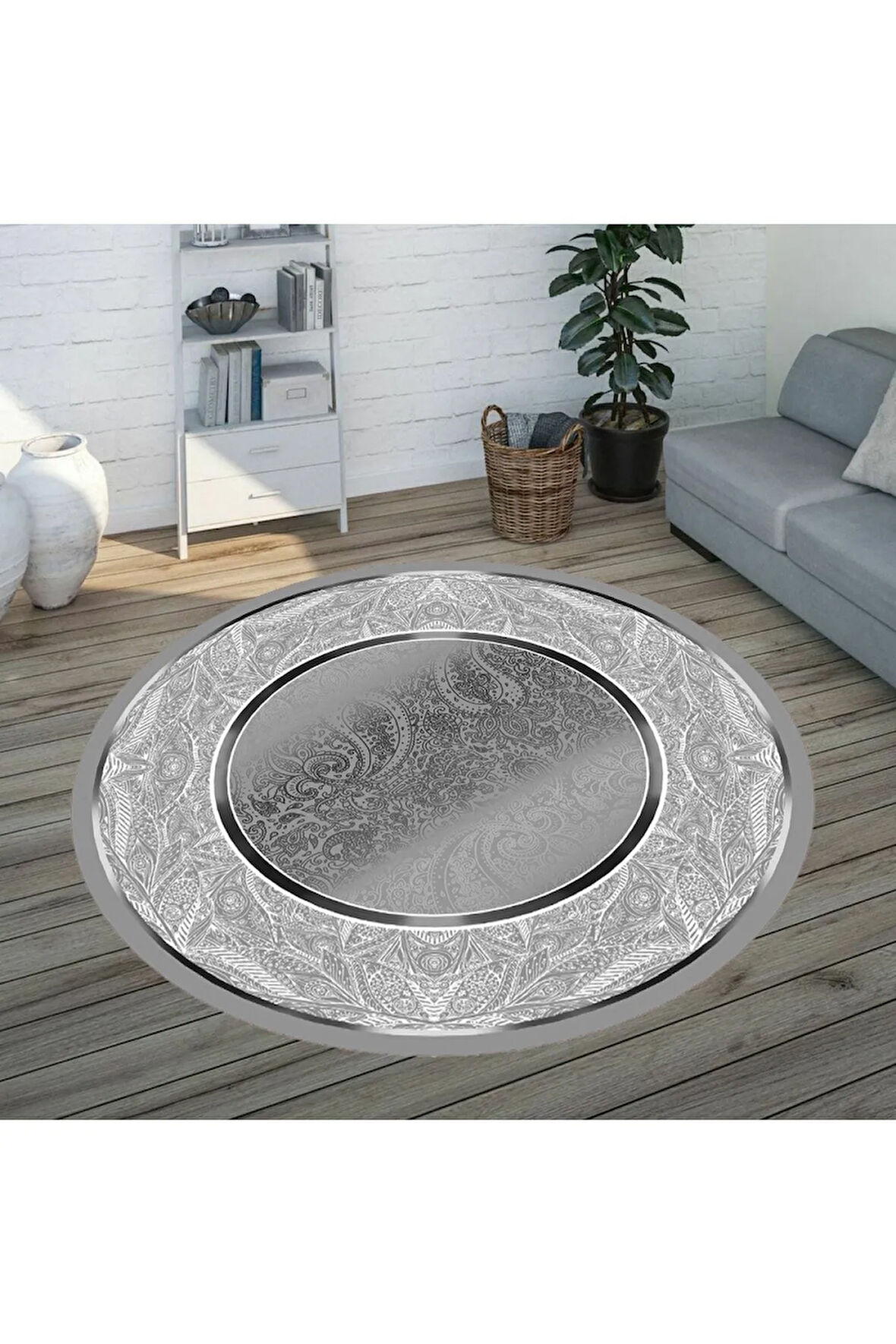 Dijital Baskı Yıkanabilir Kaymaz Taban Salon Halısı Ve Yolluk RVG7318-SD1024