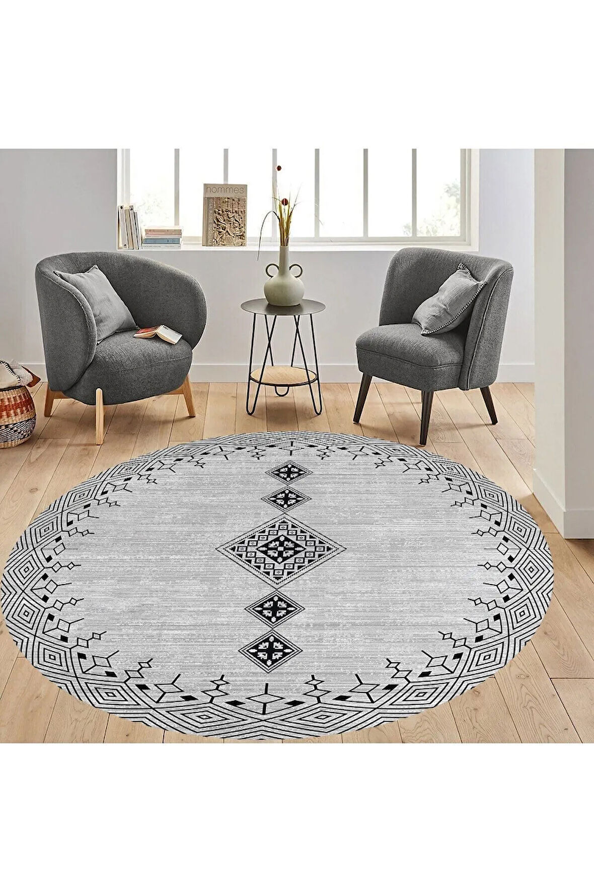 Dijital Baskı Yıkanabilir Kaymaz Taban Salon Halısı Ve Yolluk RVG7321-SD1106