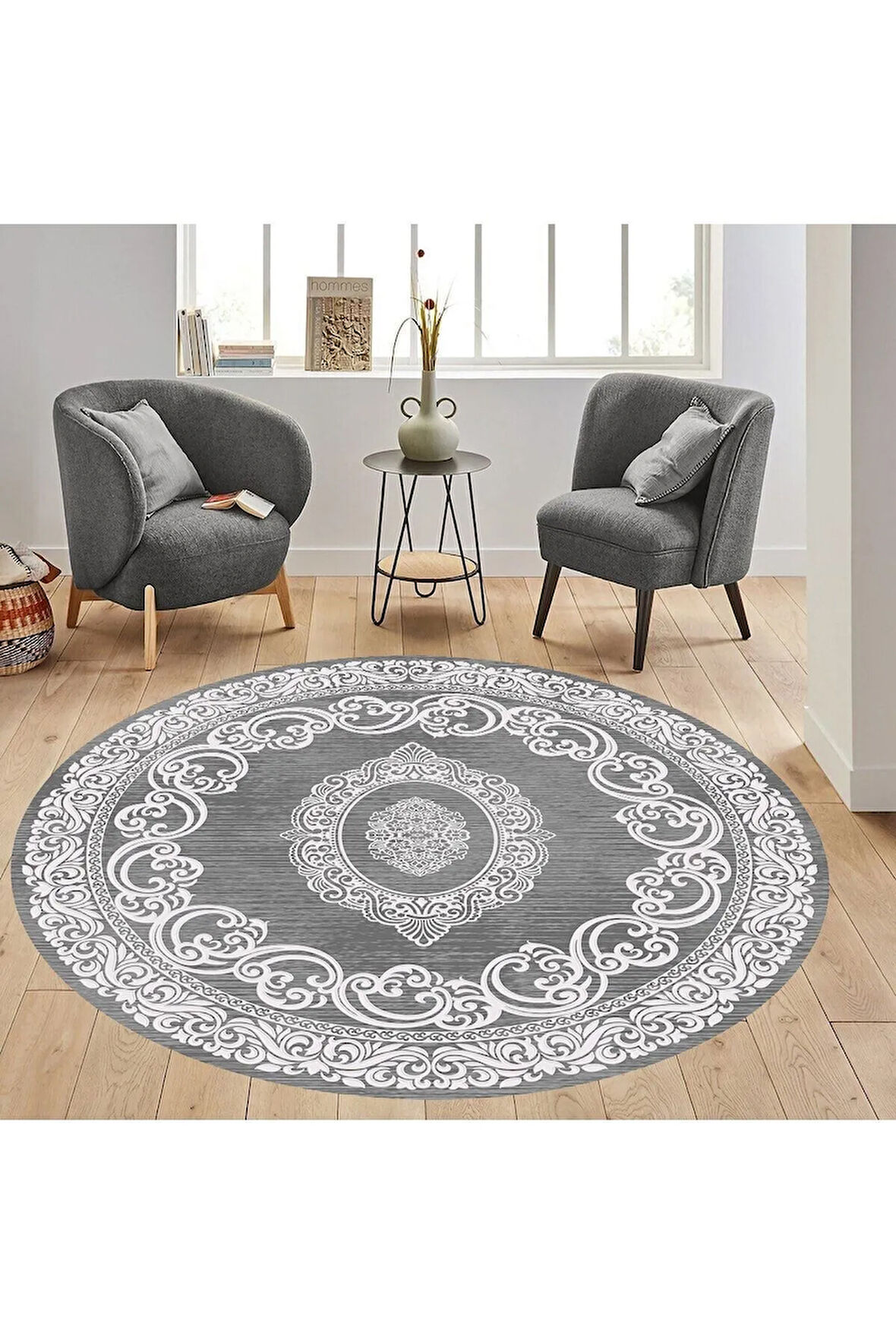 Dijital Baskı Yıkanabilir Kaymaz Taban Salon Halısı Ve Yolluk RVG7326-HT1483