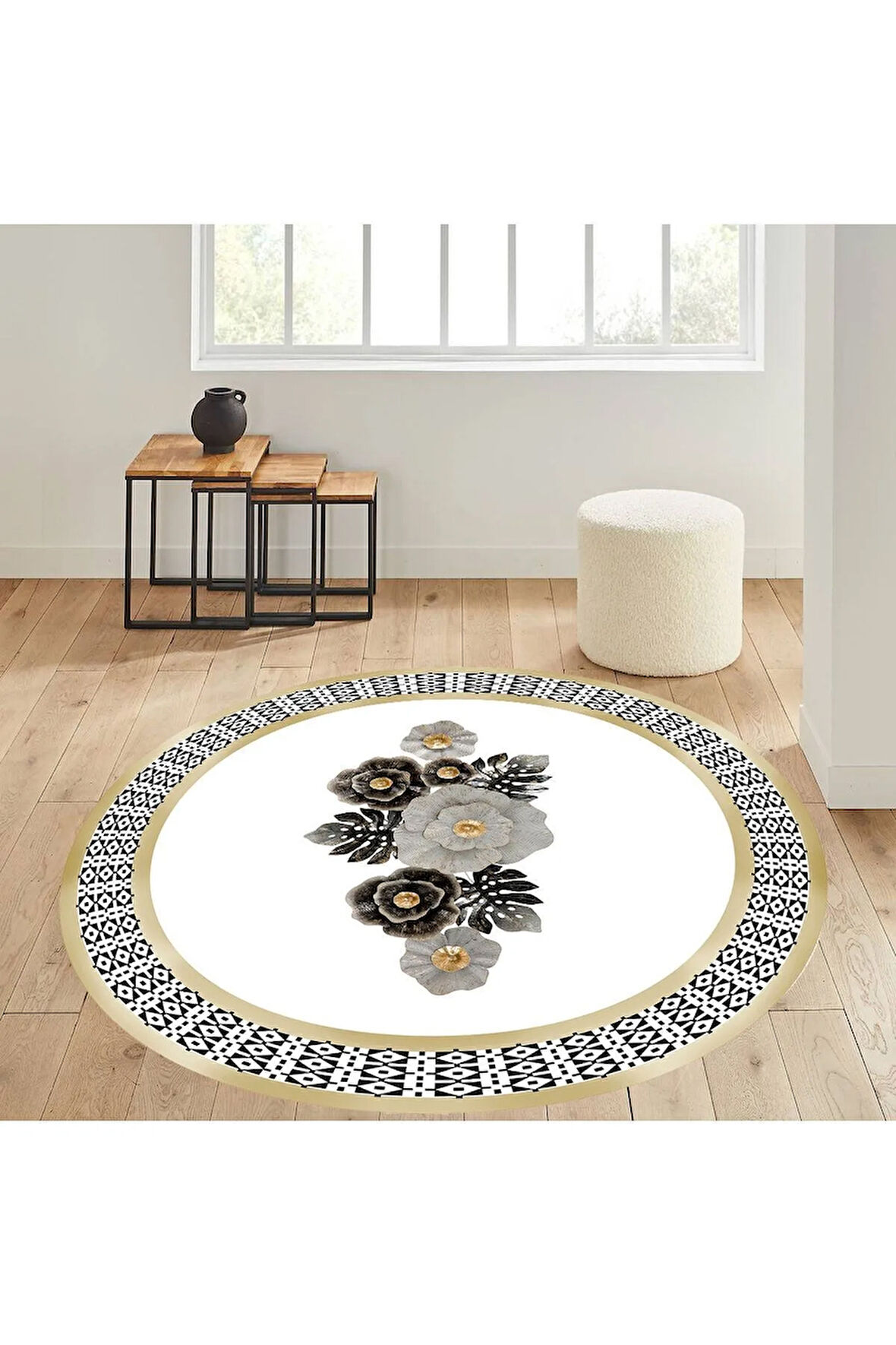 Dijital Baskı Yıkanabilir Kaymaz Taban Salon Halısı Ve Yolluk RVG7330-SD439