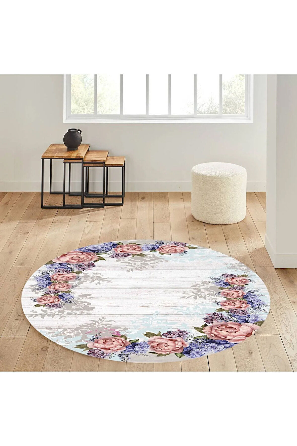 Dijital Baskı Yıkanabilir Kaymaz Taban Salon Halısı Ve Yolluk RVG7333-HS454