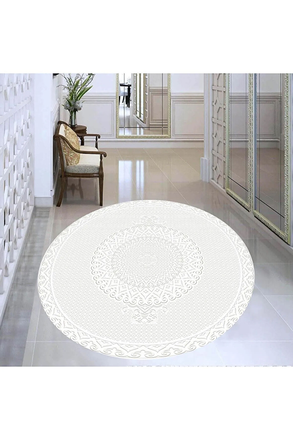 Dijital Baskı Yıkanabilir Kaymaz Taban Salon Halısı Ve Yolluk RVG7334-HS564