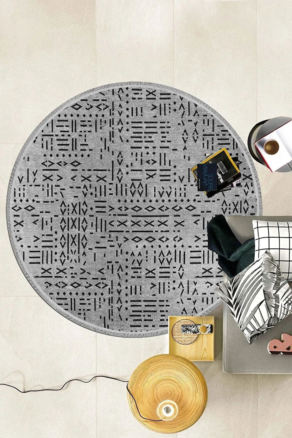 İskandinav Salon Halısı - Yolluk, Mutfak Halısı Şönil Dokuma Halı