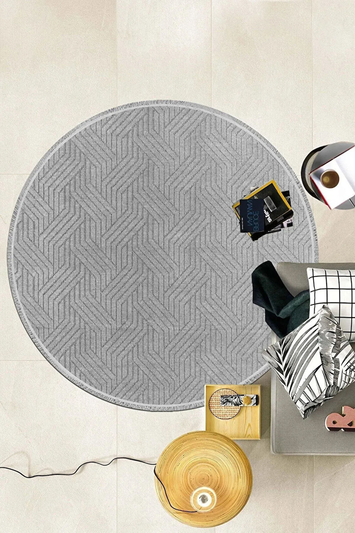 İskandinav Salon Halısı - Yolluk, Mutfak Halısı Şönil Dokuma Halı