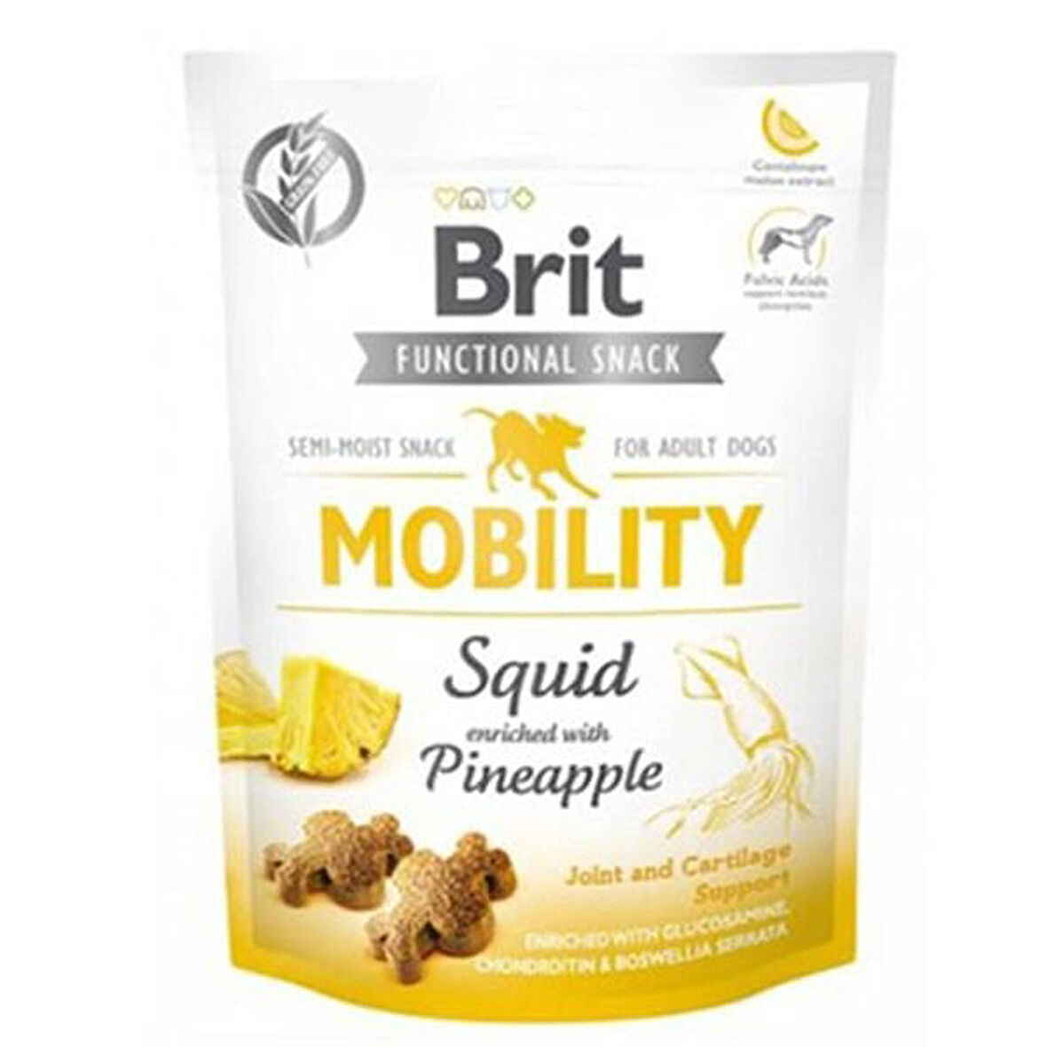 Brit Mobility Ananas ve Kalamarlı Köpek Ödül Maması 150 Gr