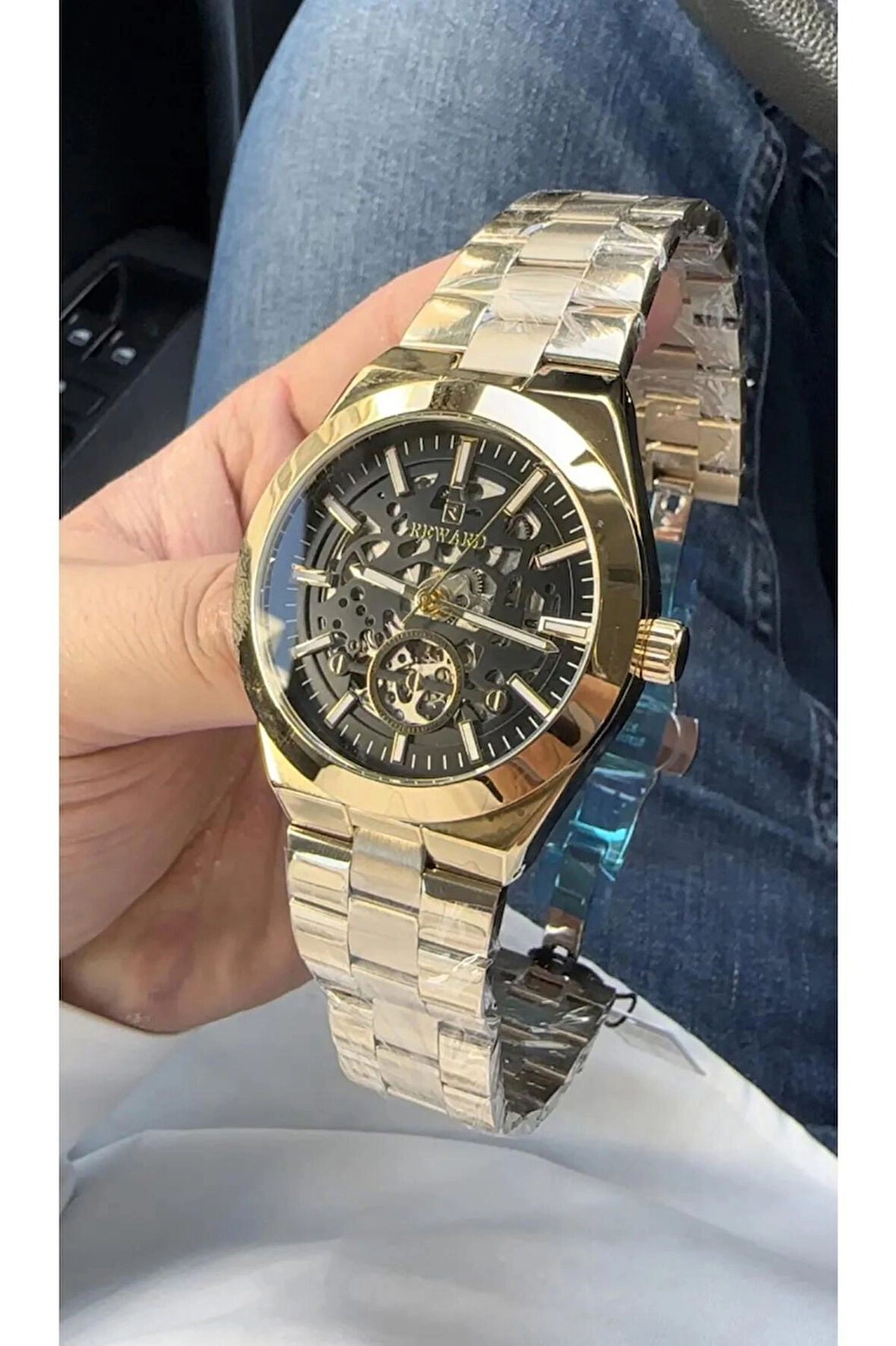 Reward Otomatik Kurmalı Gold Renk Business Çelik Erkek Kol Saati