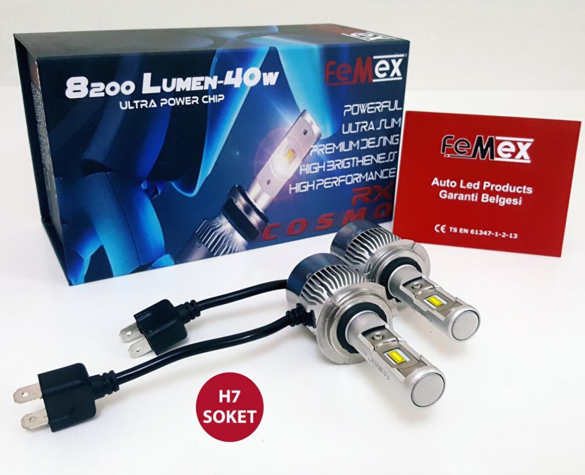 Citröen C5 AIRCROSS Led Kısa Far Aydınlatma Ampulu FEMEX Cosmo Seri