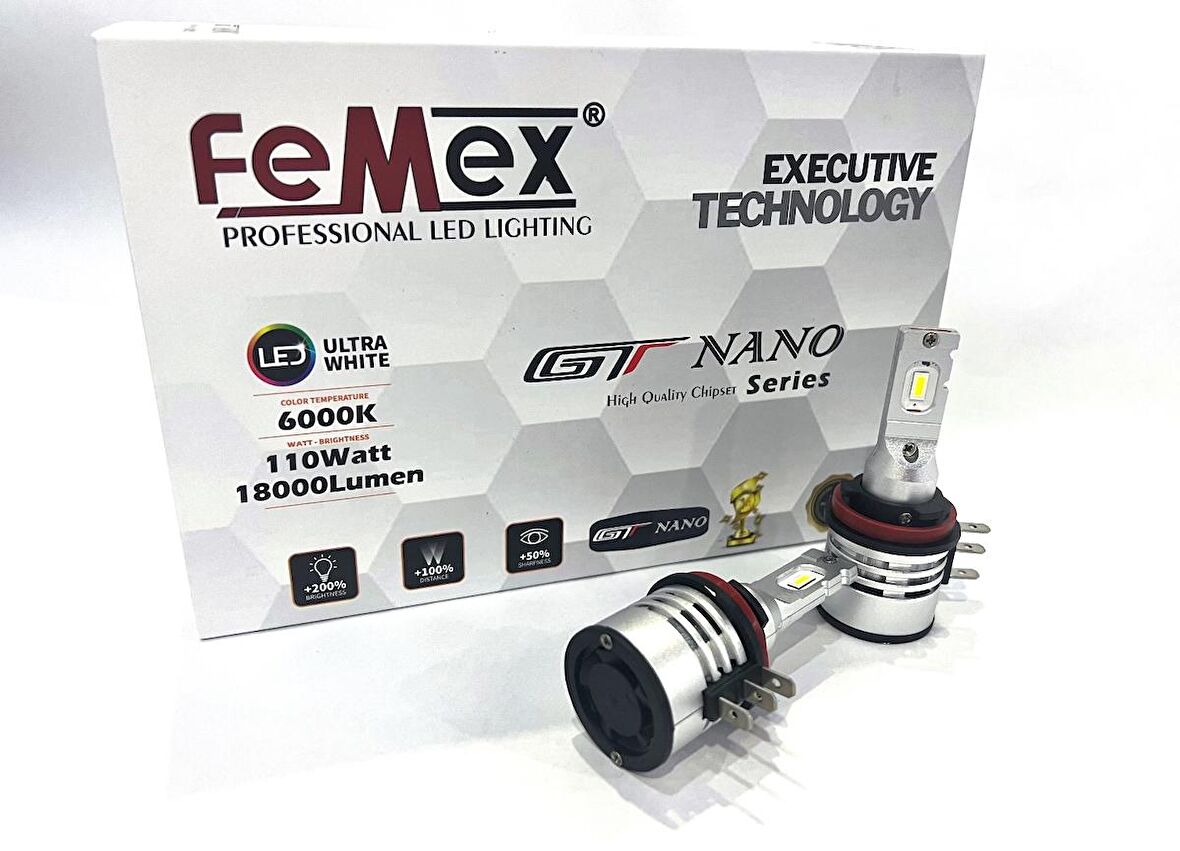 FEMEX GT NANO EXECUTIVE H15 LED FAR XENON LED HEADLİGHT