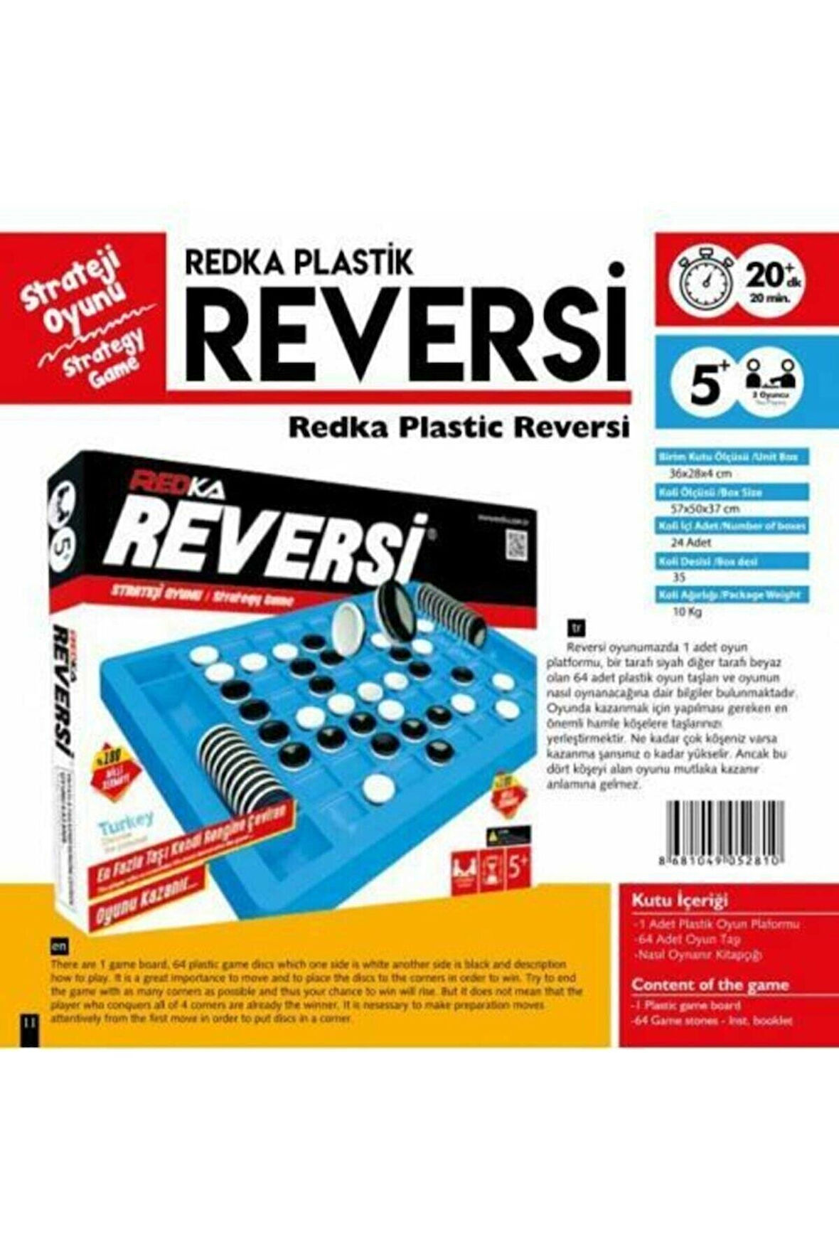 Reversi Akıl Oyunları REDKA39 Akıl Oyunları