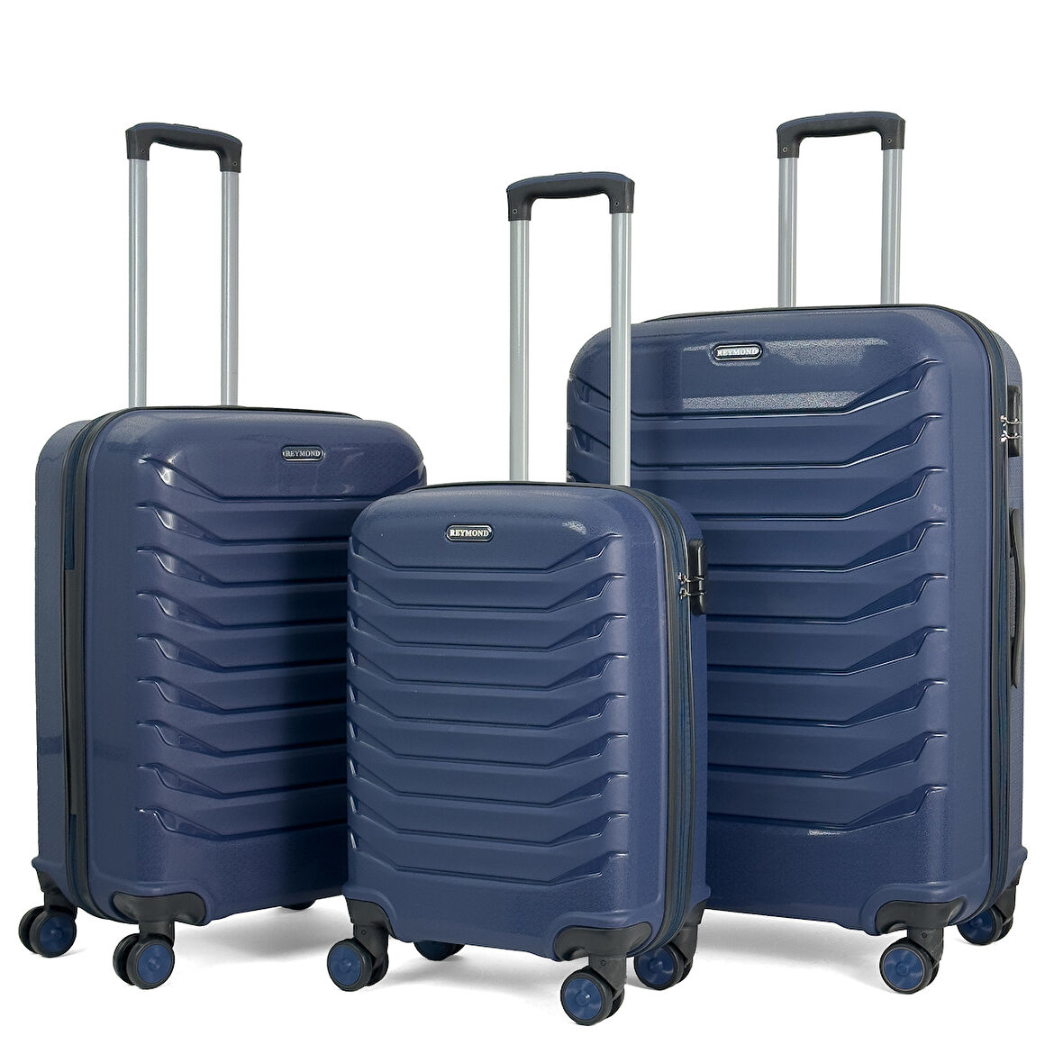 Lora PP (Polipropilen) Kırılmaz Valiz, 3'lü Set