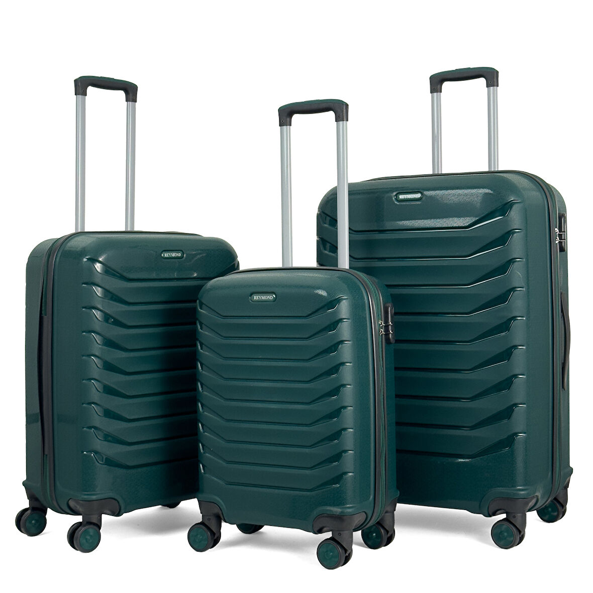 Lora PP (Polipropilen) Kırılmaz Valiz, 3'lü Set