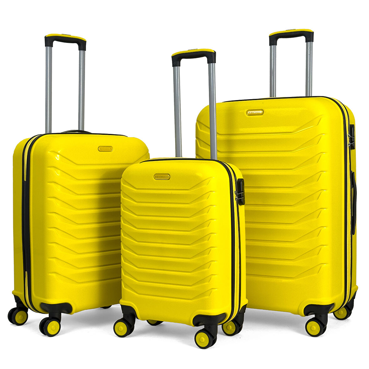 Lora PP (Polipropilen) Kırılmaz Valiz, 3'lü Set