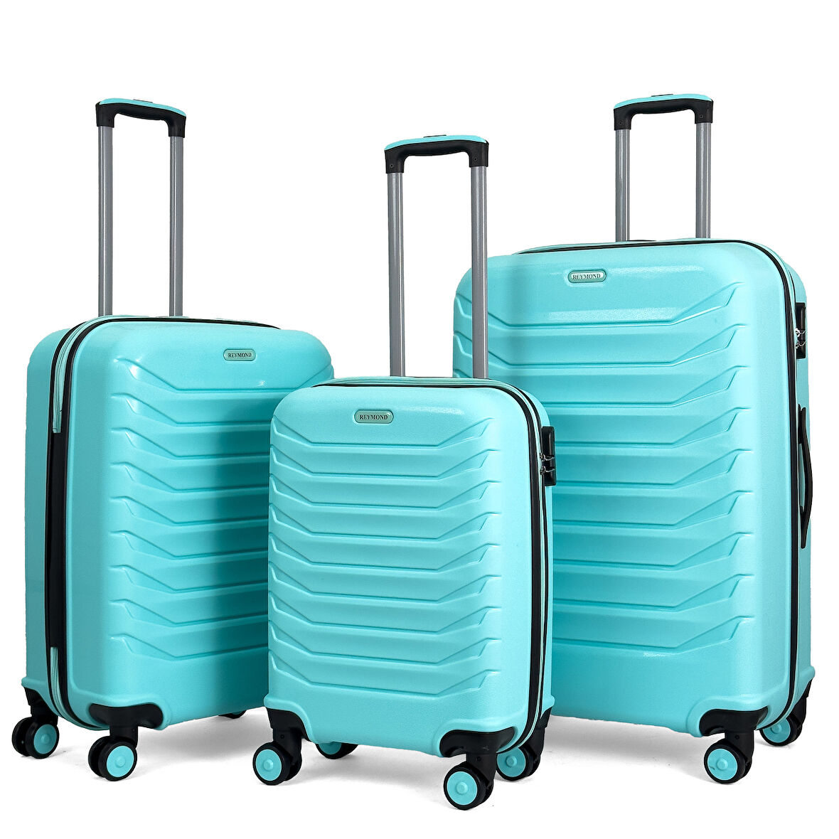 Lora PP (Polipropilen) Kırılmaz Valiz, 3'lü Set