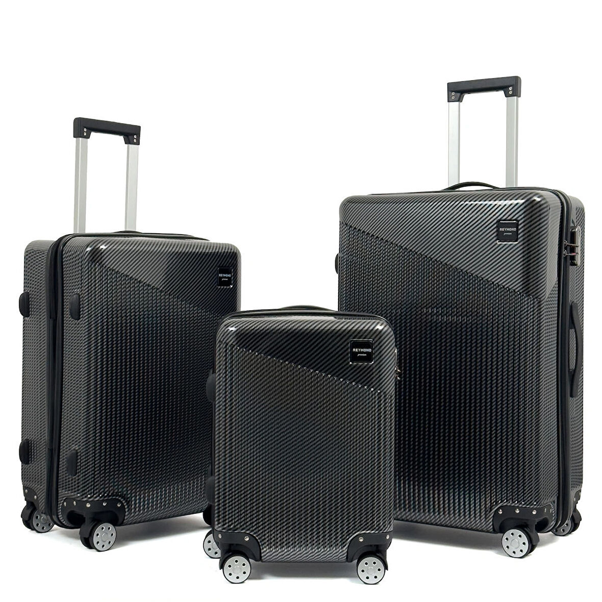 Venüs Aurora PC Valiz, Antrasit - 3'lü Set