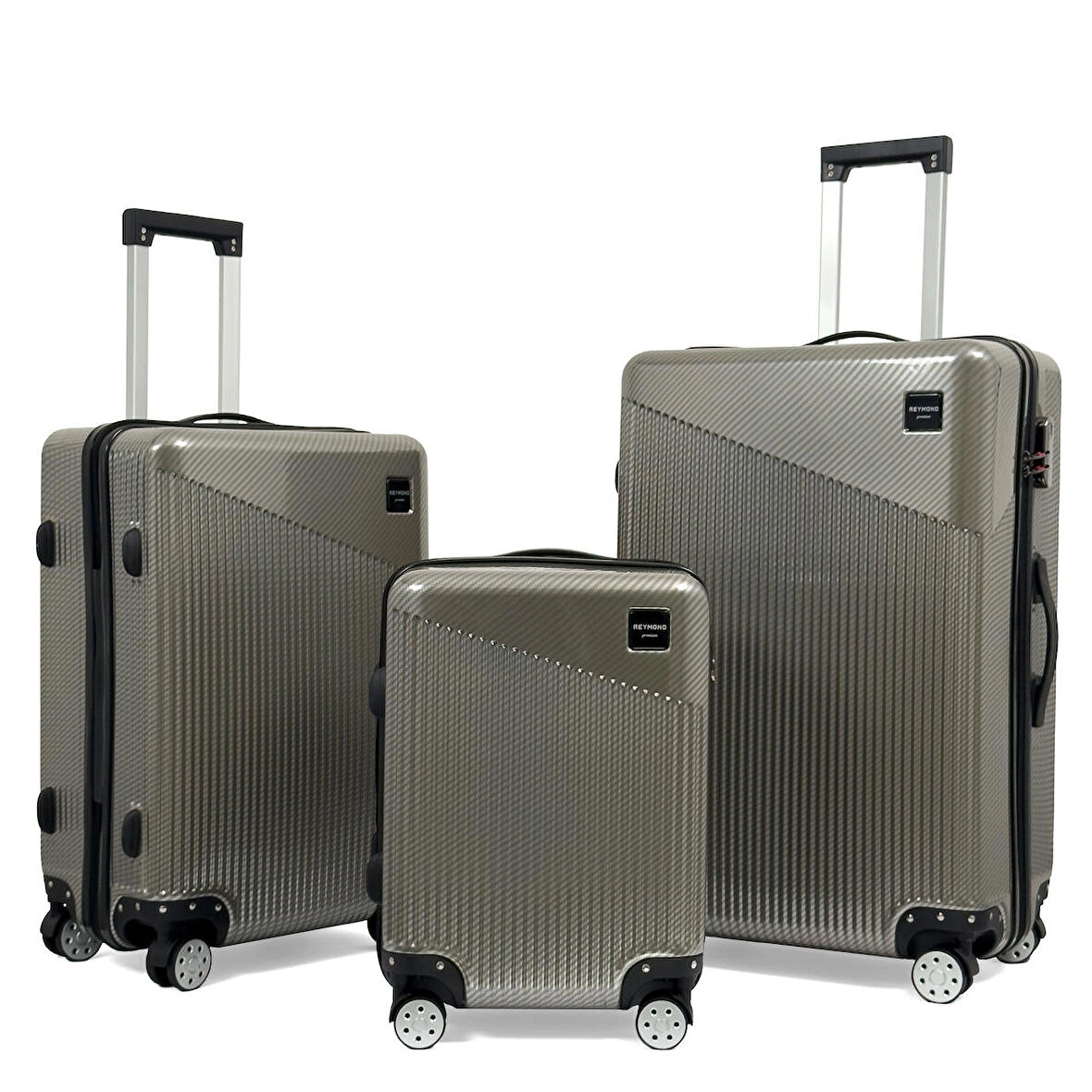 Venüs Aurora PC Valiz, Gold - 3'lü Set