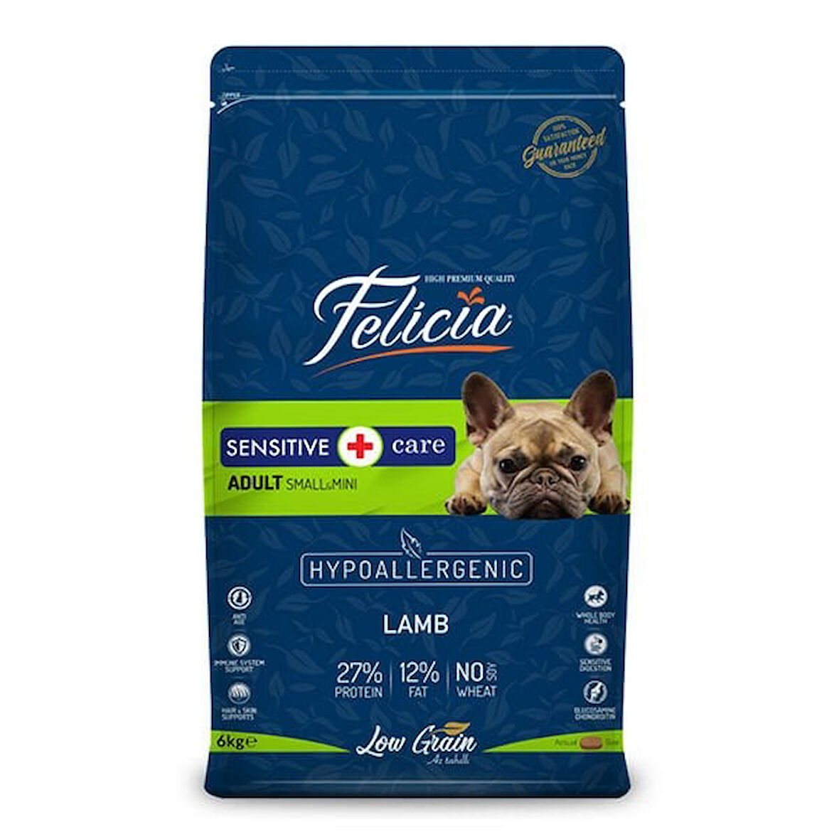 Felicia Düşük Tahıllı Hipoalerjenik Kuzu Etli Küçük Irk Yetişkin Köpek Maması 6 Kg