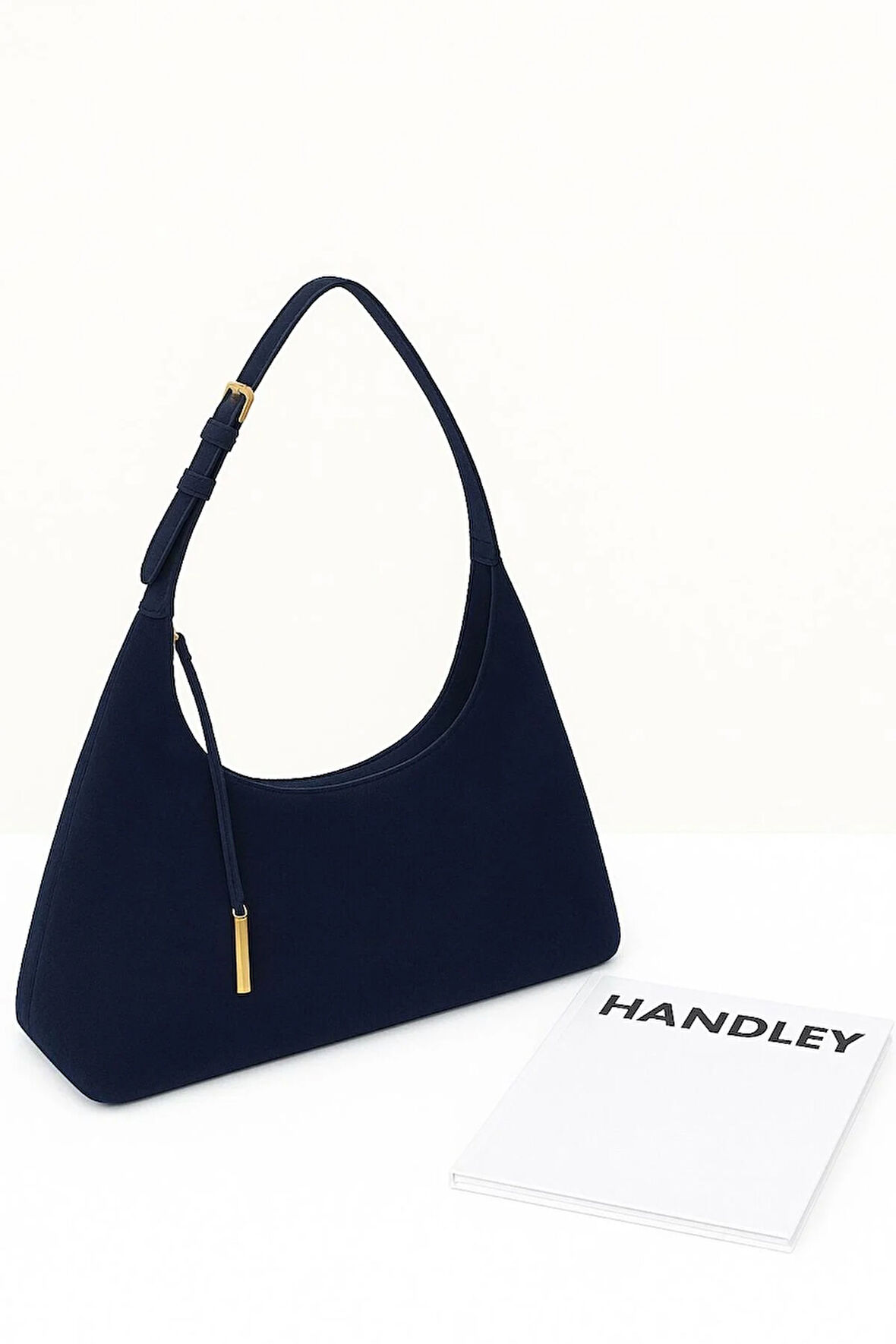 Lüks Süet Tokalı Şık Omuz Çantası