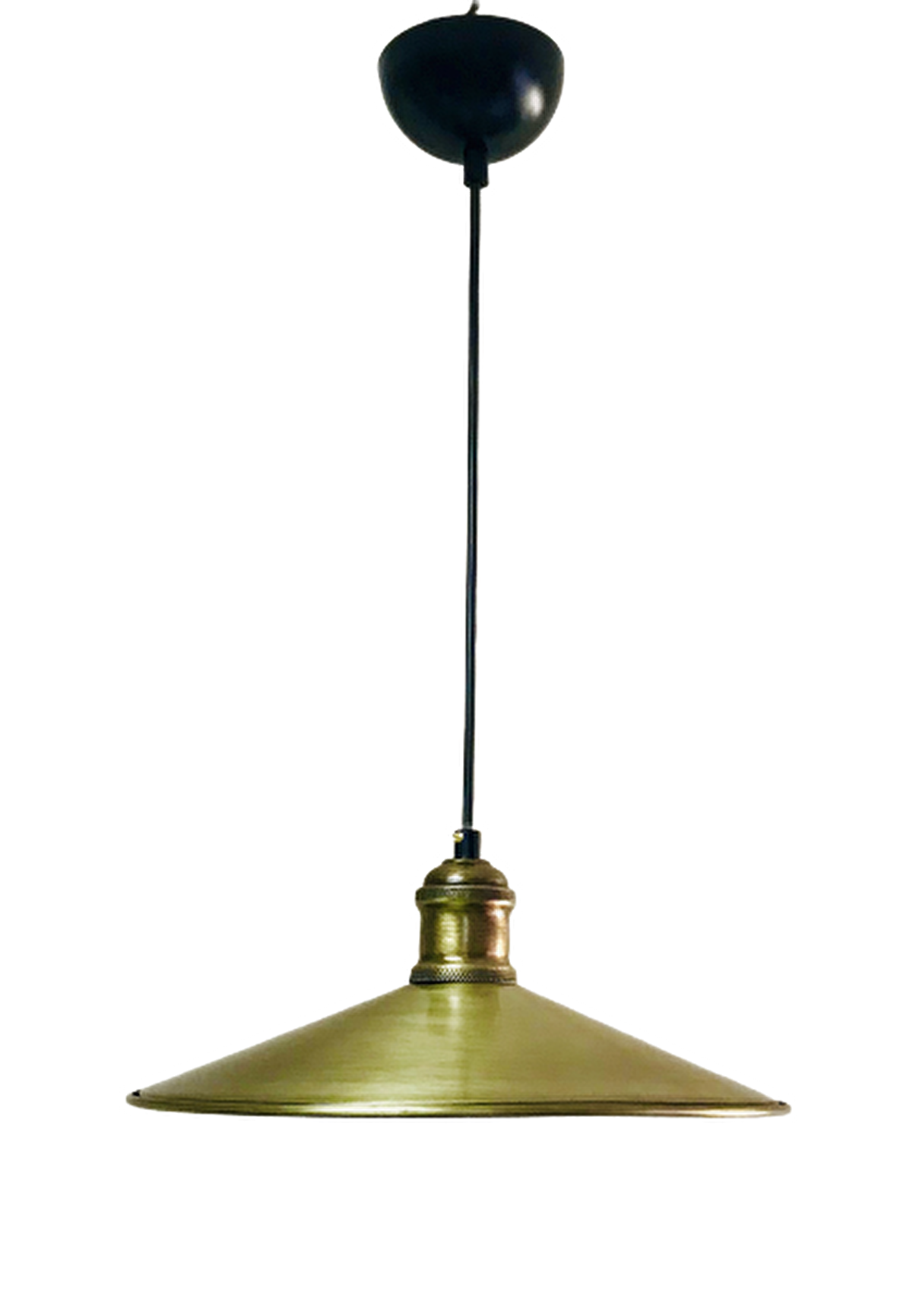 Retro Metal Sarkıt Avize Rustik Tekli Sarkıt Eskitme Cafe Mutfak Aydınlatma 40 cm