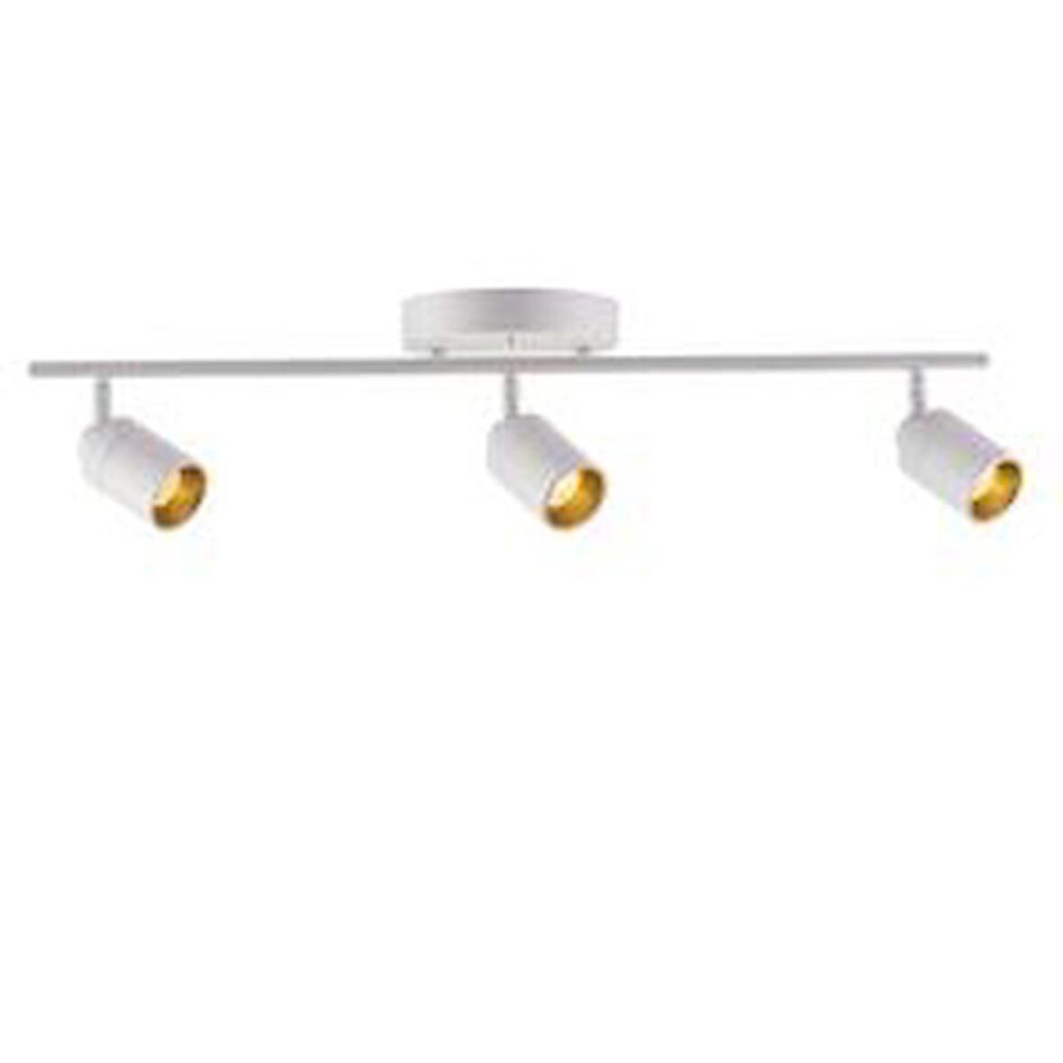 Rsylight Metal Modern 3 Lü Beyaz Led Spot Hareketli Avize Günışığı Ampullü