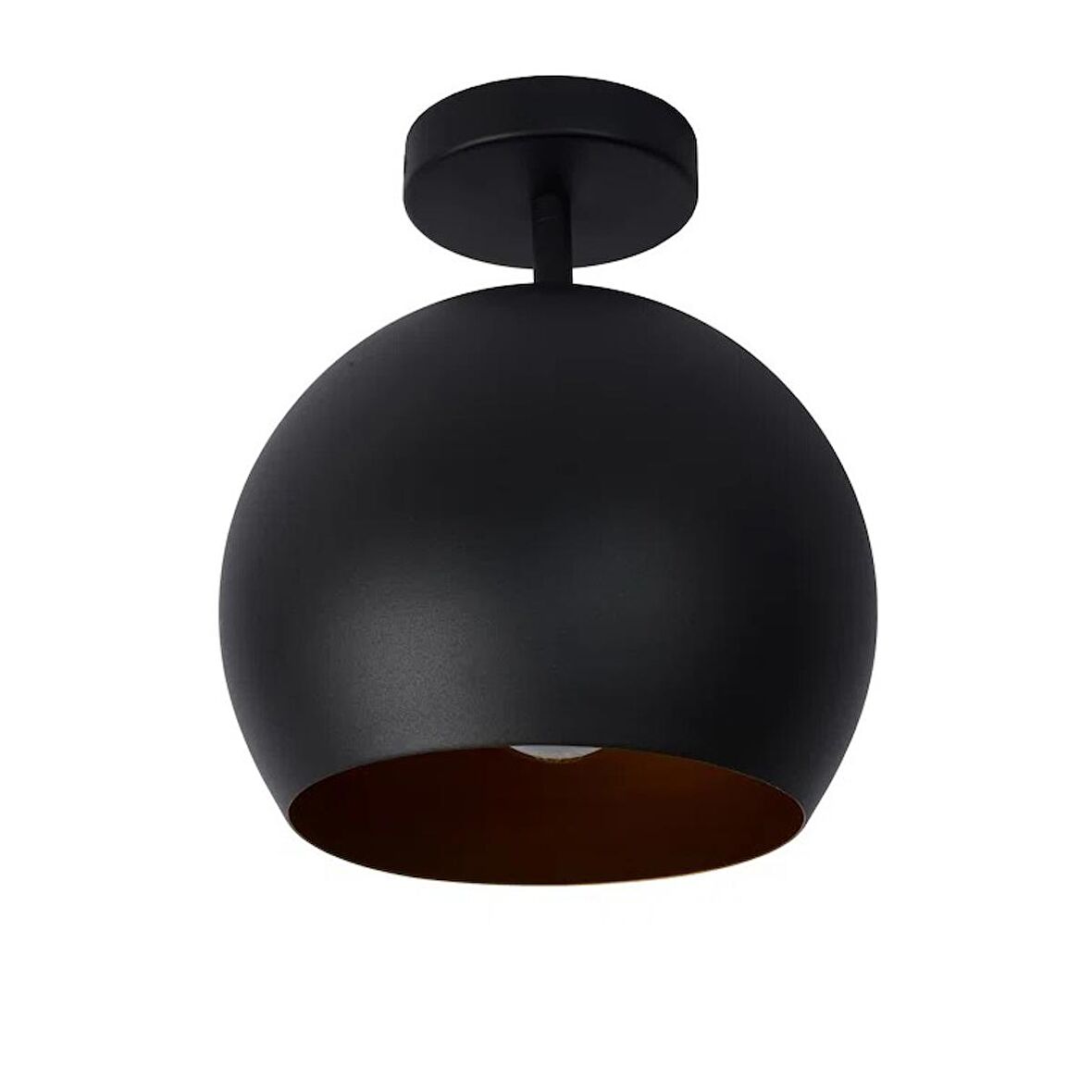 Rsylight Metal Retro Siyah Tavan Plofyoner 180 Derece Hareketli Modern Spor Avize Çap:20 cm