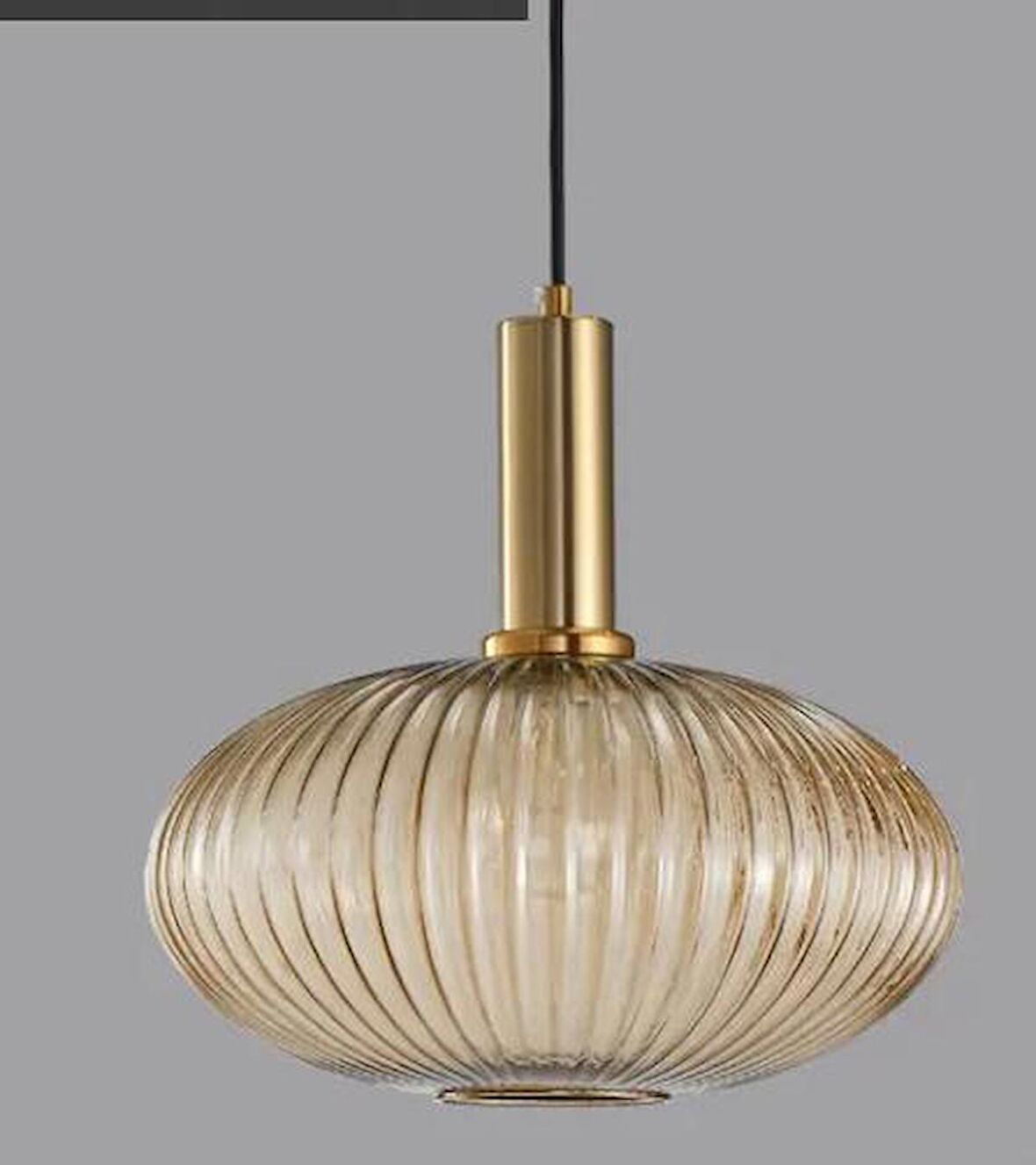 Rsylight Rustik Dekoratif Metal Modern Bal Opal Camlı Tekli  Avize 
