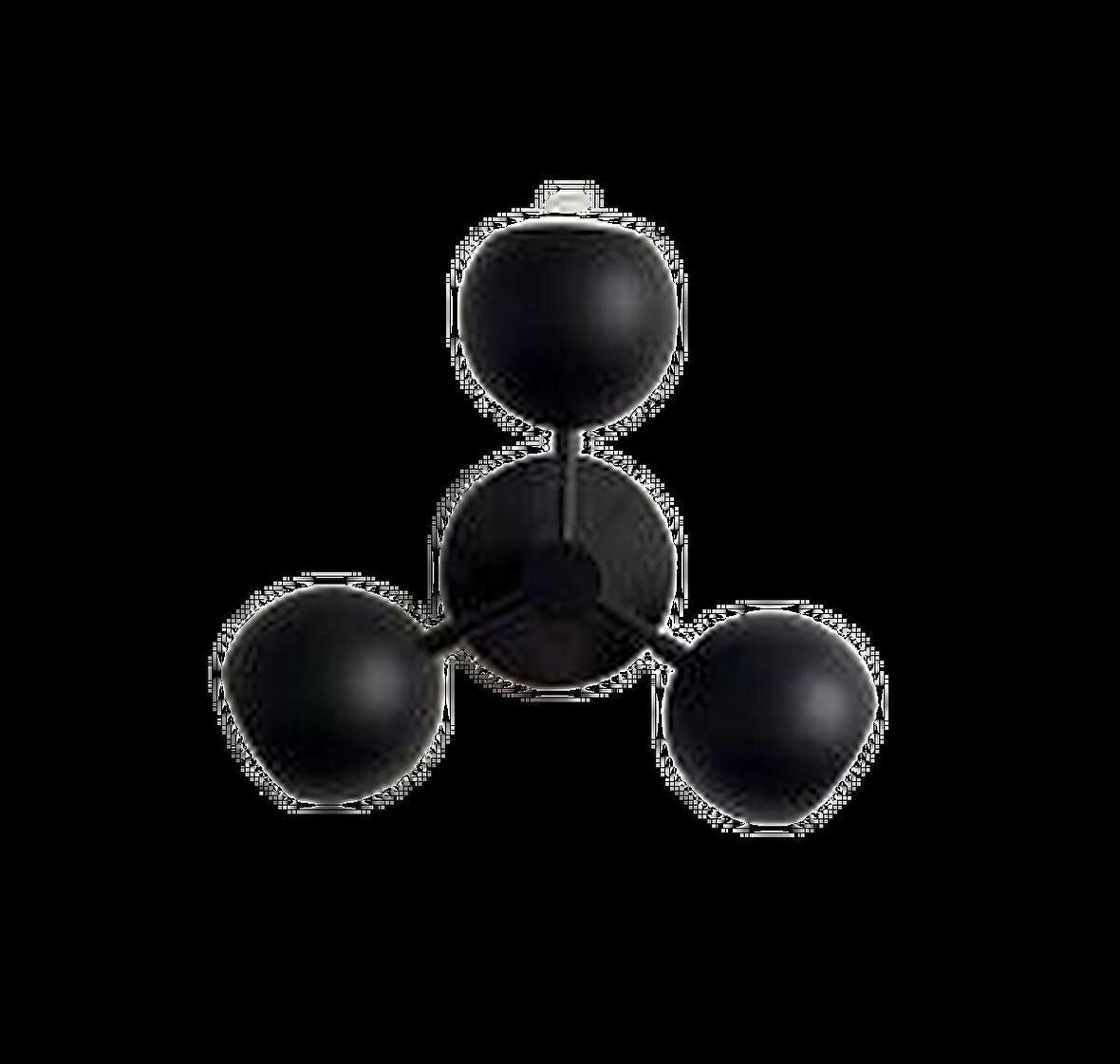 Rsylight Metal Ledli Günışığı Tavan Plofyoner Modern Siyah 3Lü Avize 