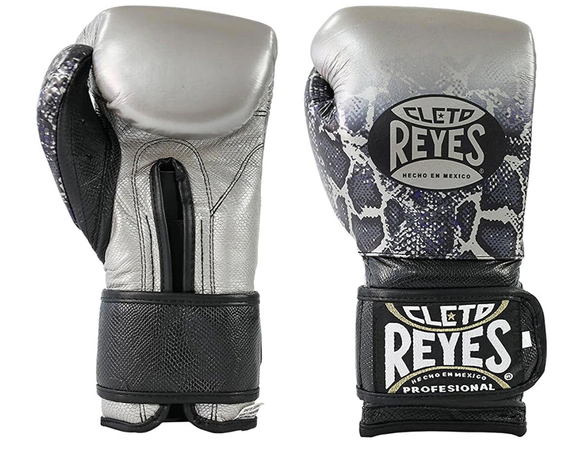 Cleto Reyes Snake Leather Strap & Attached Thumb And Hook & Loop Closure Boks Eldiveni
