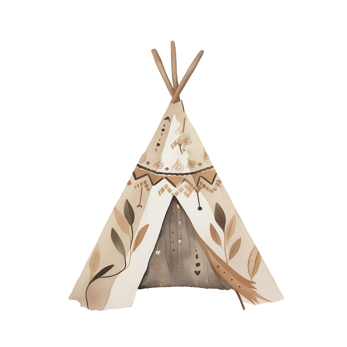 Bohem Çadır Duvar Stickerı