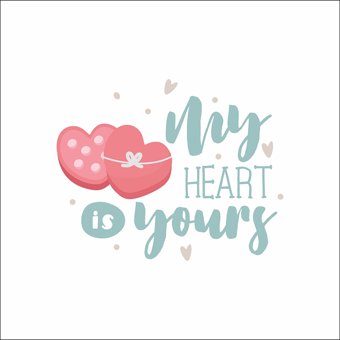 My Heart Is Yours Kalpli Sticker