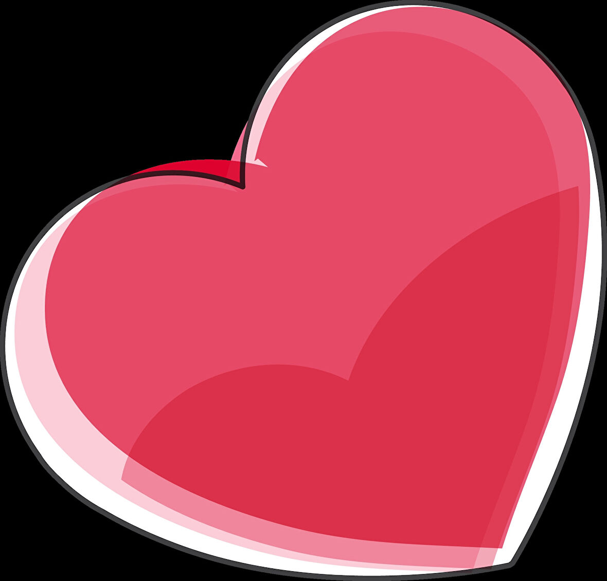 Kalp Duvar Stickerı