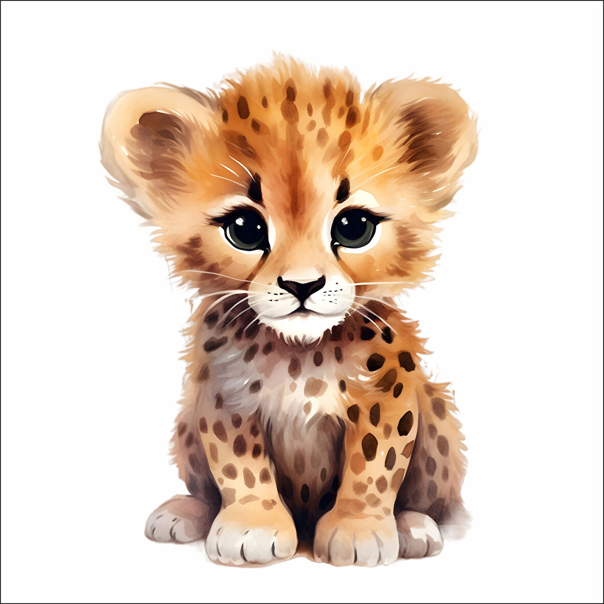 Sevimli Kaplan Sticker 1