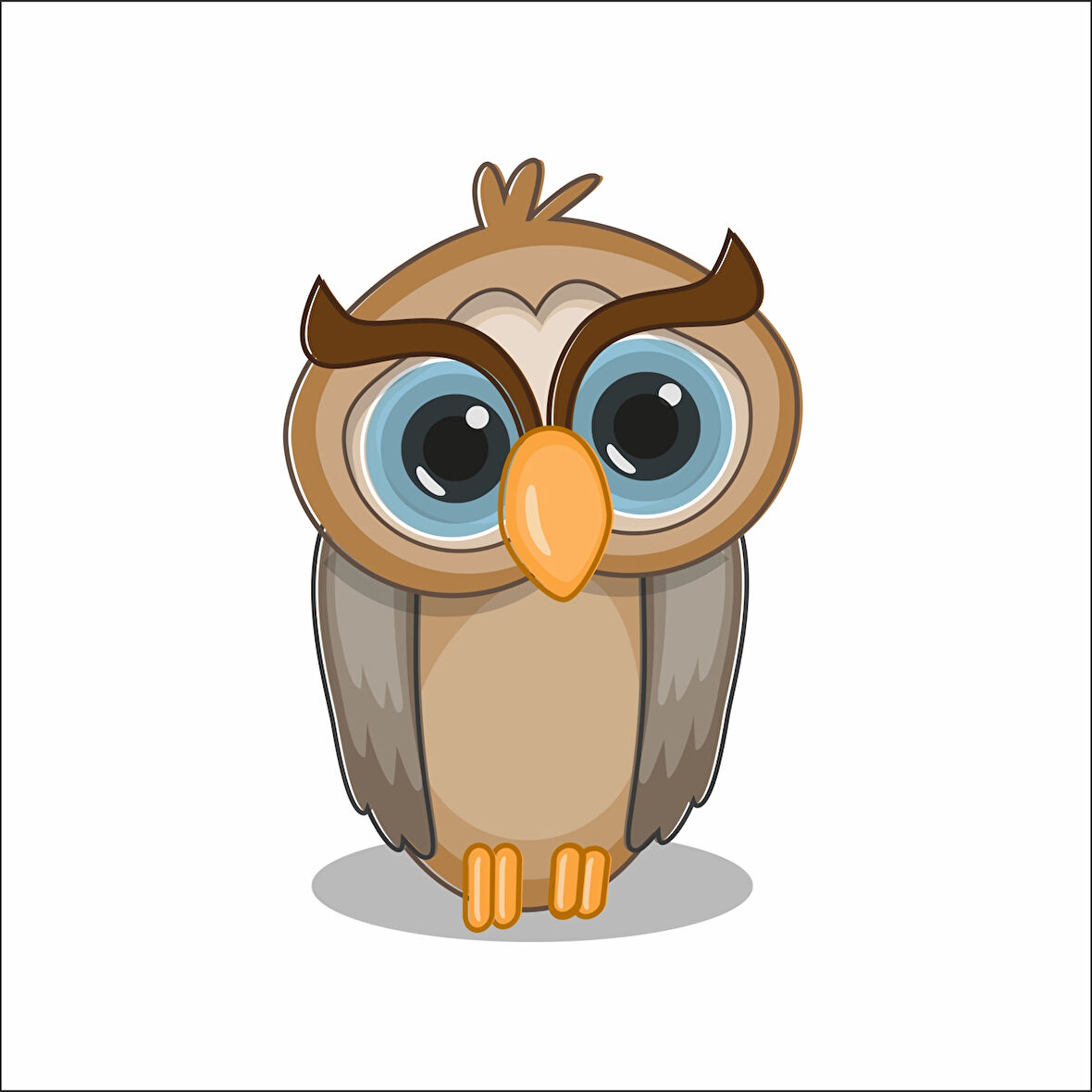 Baykuş Duvar Sticker