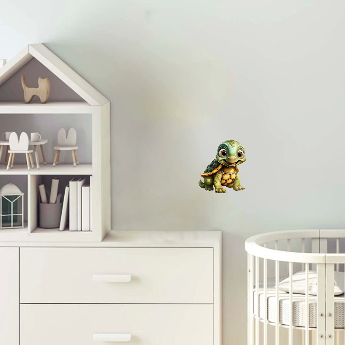Şirin Kaplumbağa Duvar Stickerı