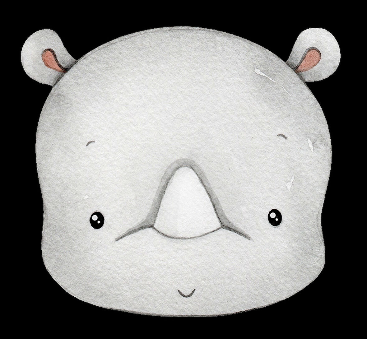 Gergedan Kafası Duvar Stickerı