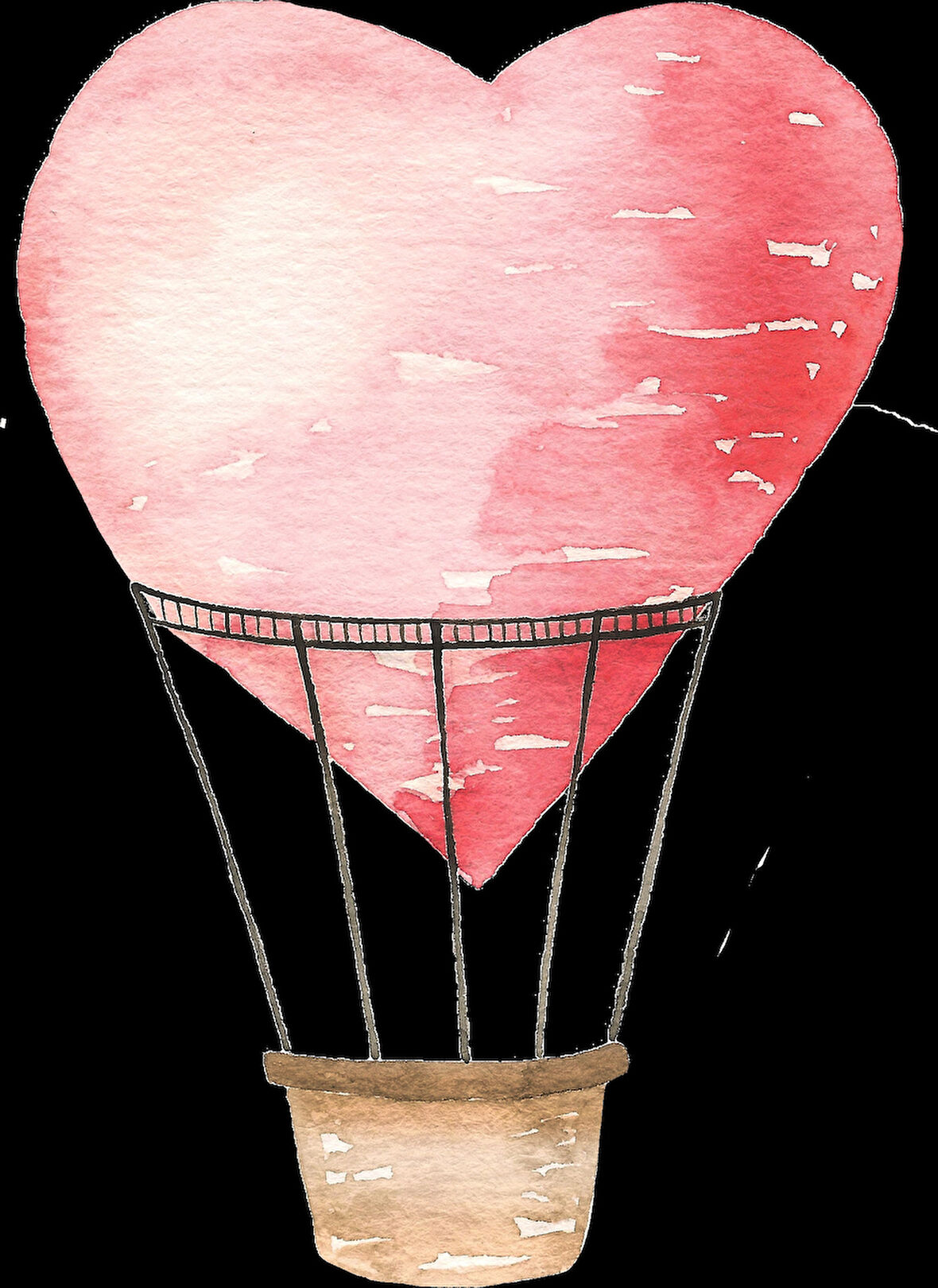 Kalp Balon Duvar Stickerı