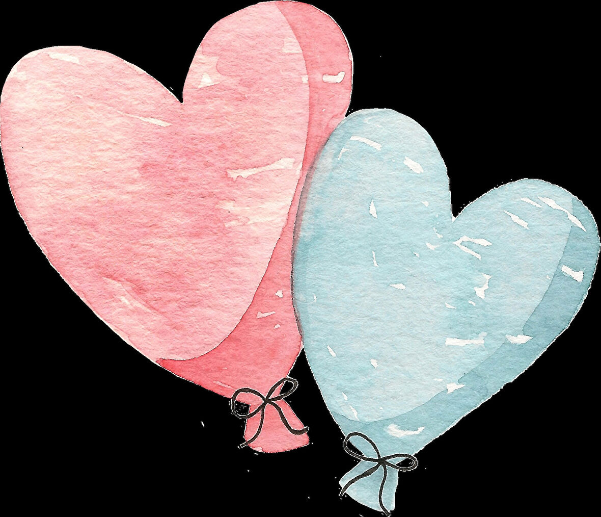 Kalp Balonlar Duvar Stickerı