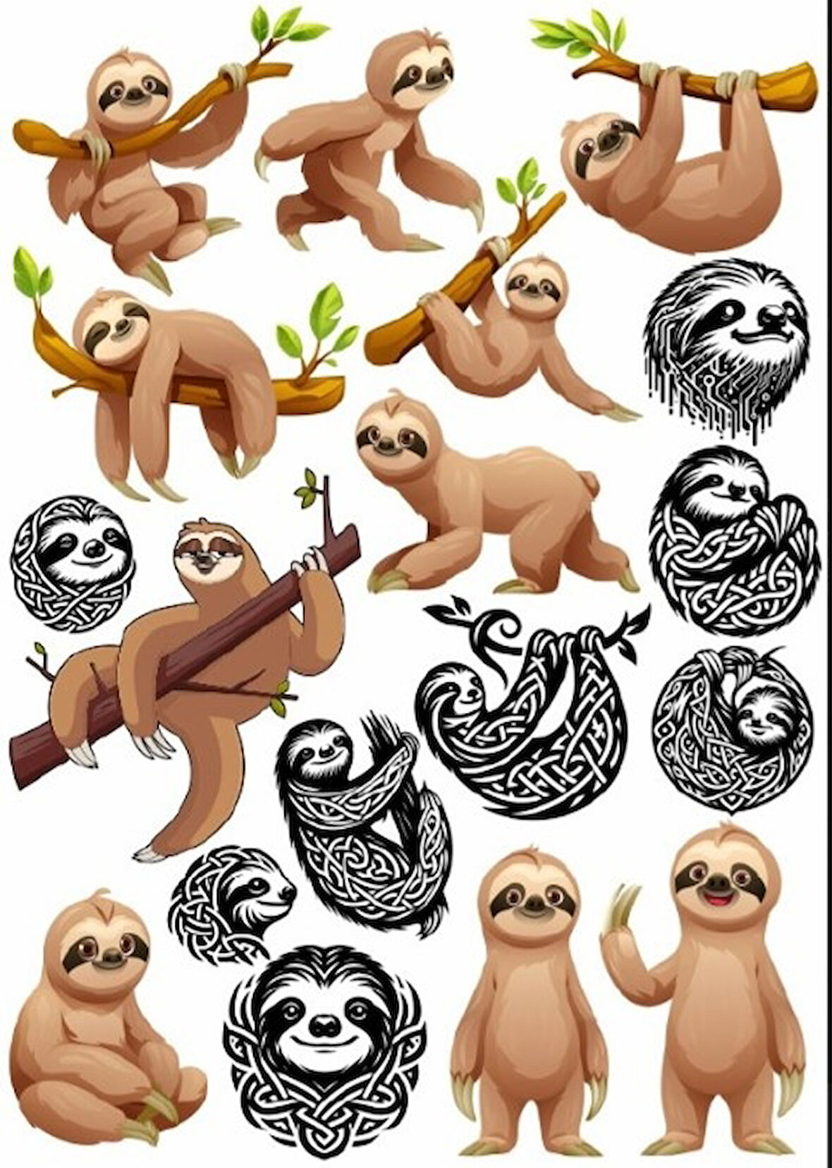 Tembel Hahyvan Sticker SEt