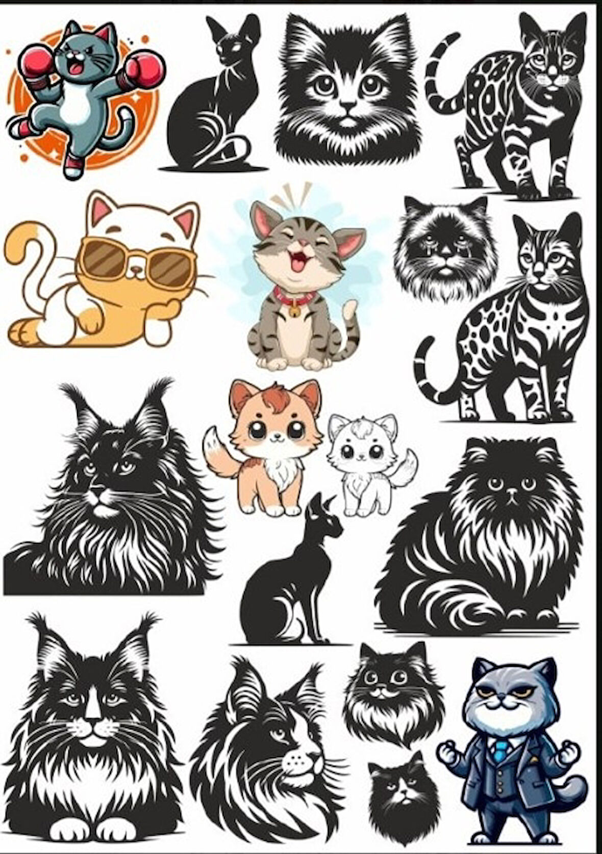 Kedi Sticker Set