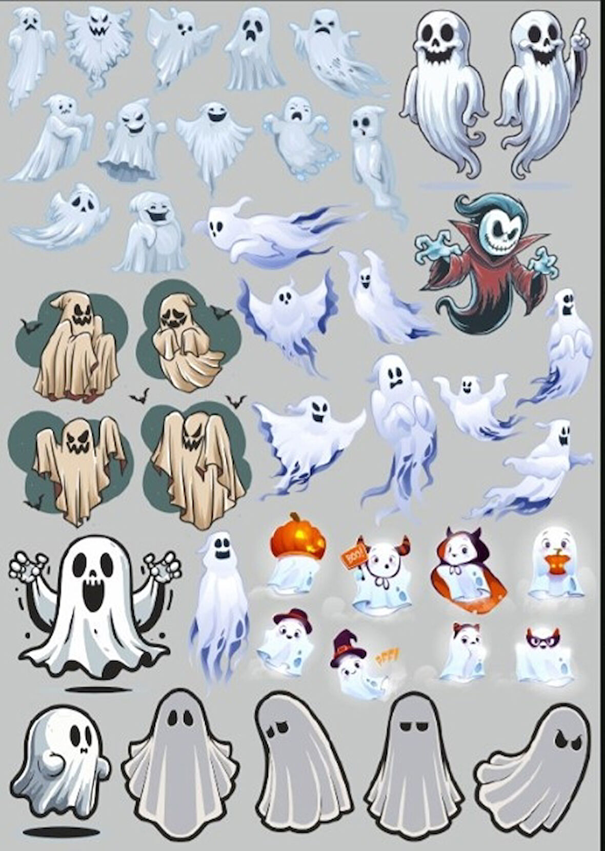 Hayalet Sticker Set